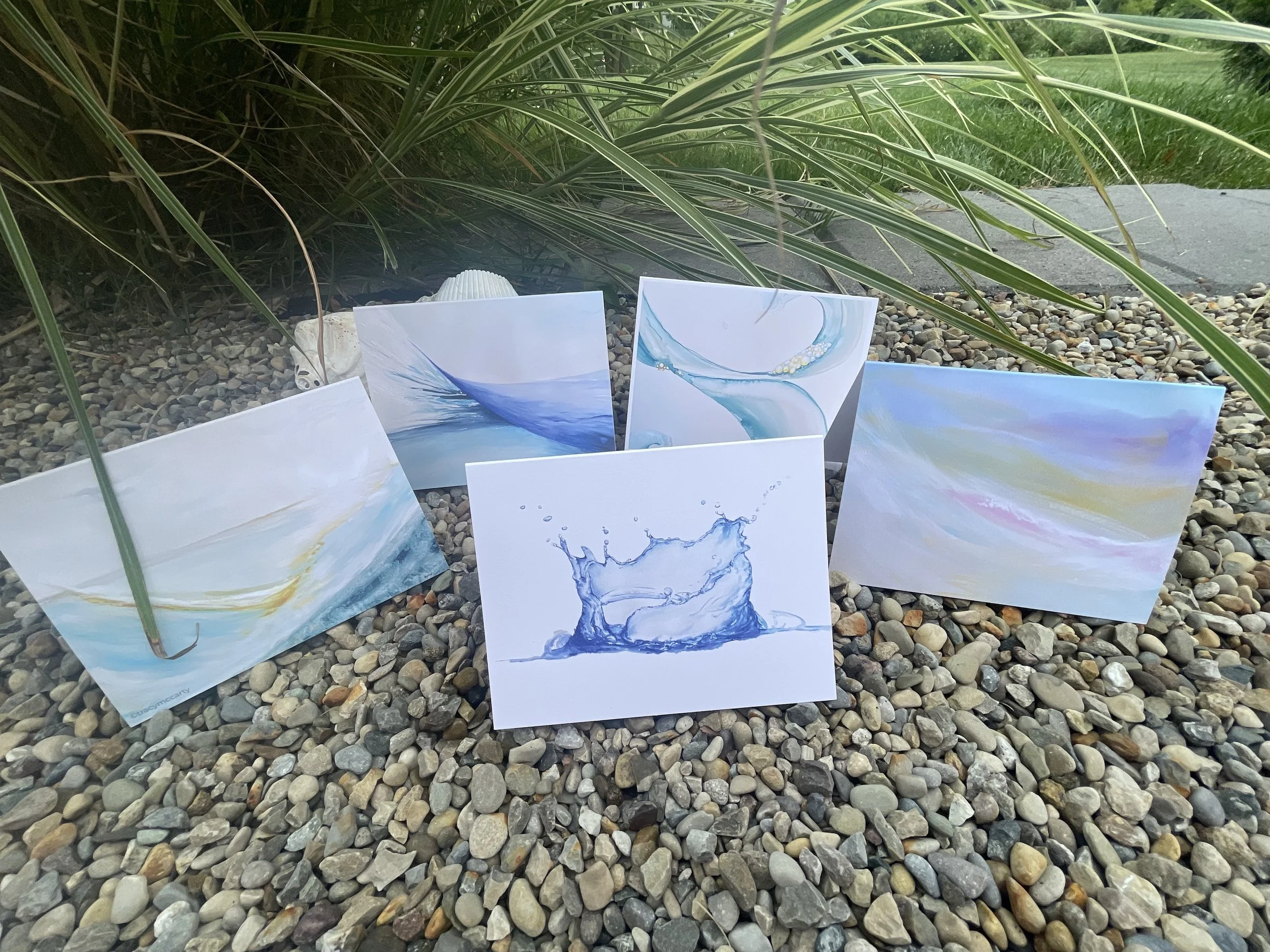 Folded Notecards - pack of 5, with envelopes
