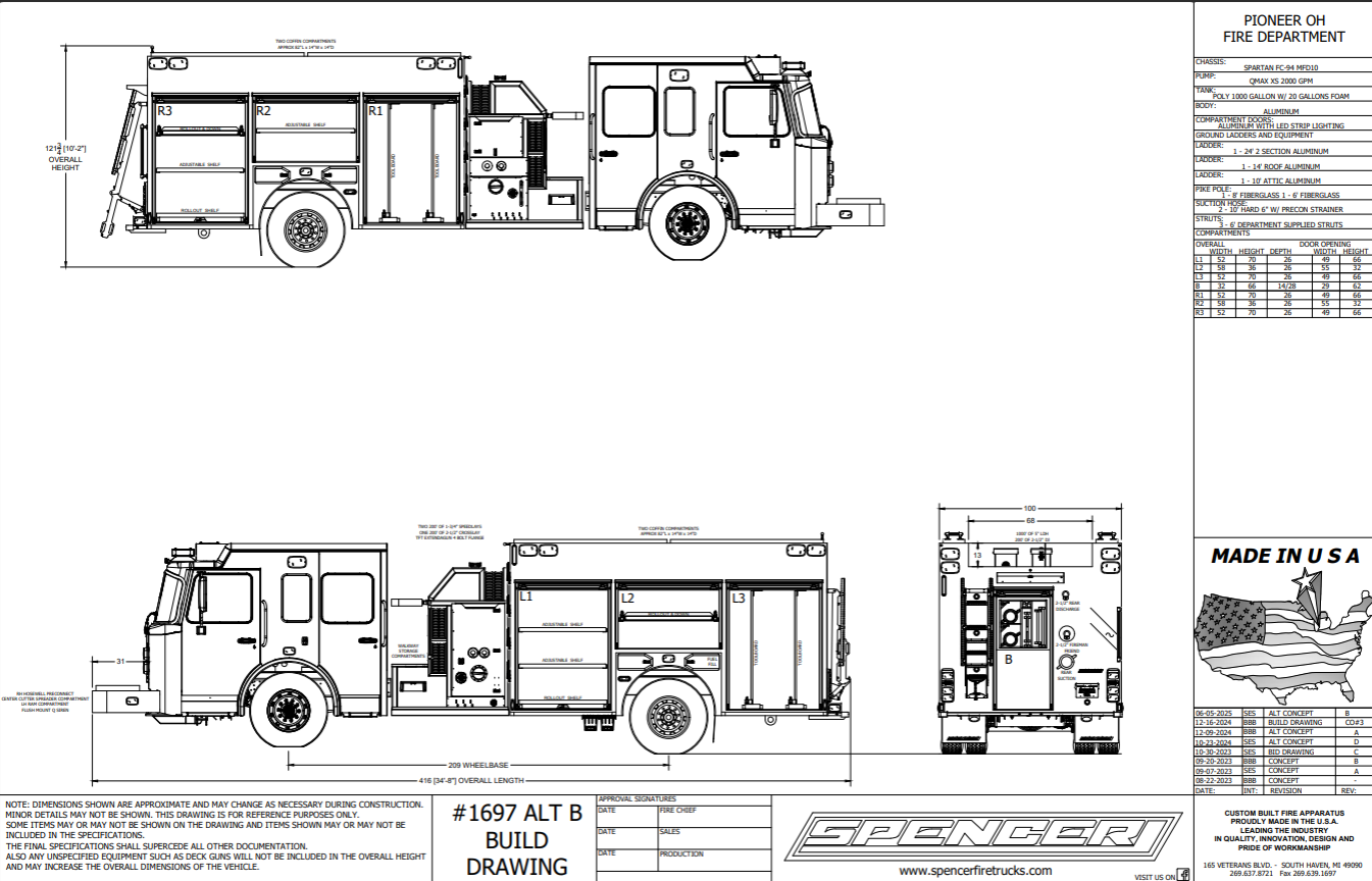 Rescue 1697 Pioneer, OH