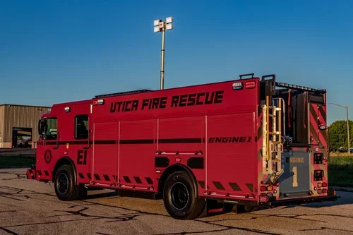 Utica (MI) FD Gets Solid-Poly Body Rescue-Pumper with 1K-Gallon Tank from Spencer.