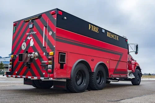 Michigan Fire Company Puts Spencer Fire Truck in Service.