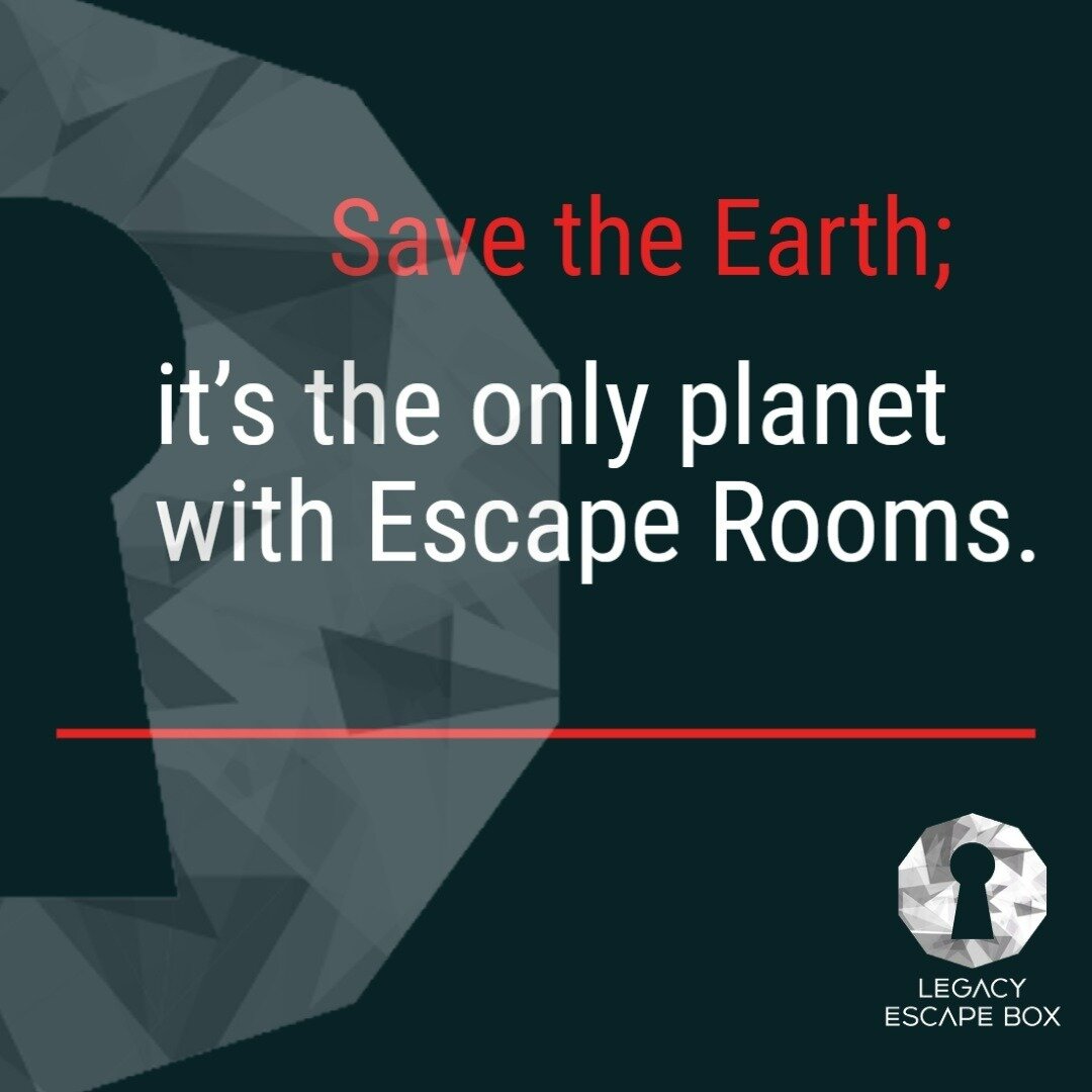 Save the Earth! 🌎
.
.
#escaperooms #earth #globe #planetearth #mars #jupiter #colonizemars #legacyescapebox #escaperoom #escaperoomaddict