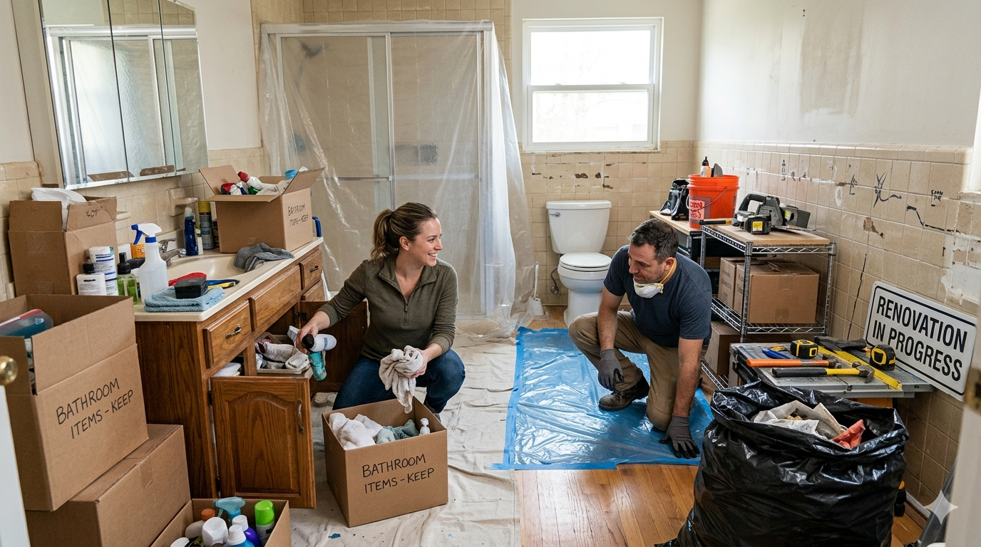 Getting Your Home Ready for a Bathroom Renovation