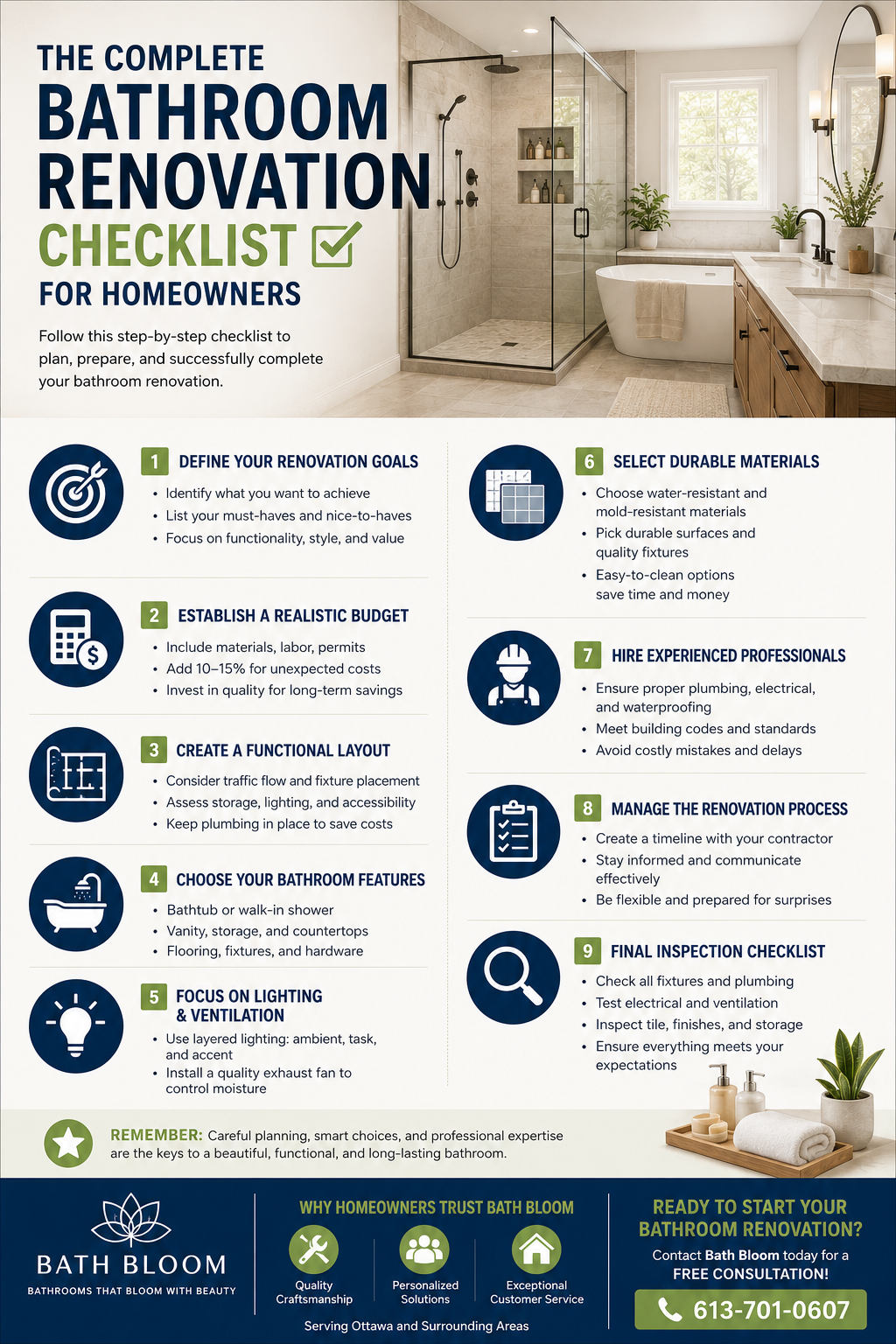 The Complete Bathroom Renovation Checklist for Homeowners