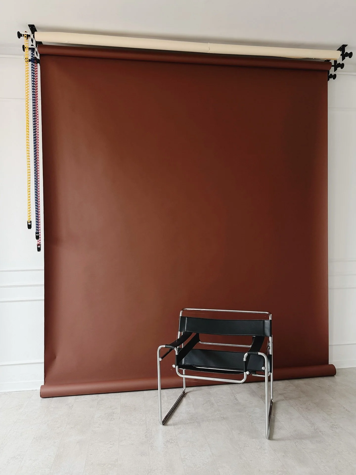 All these backdrops are available at the studio and we&rsquo;re slowly adding more shades that fit the universe we love: warm neutrals, deep tones, muted colors and editorial textures.

&mdash; Used only as a portrait background (not on the floor): f