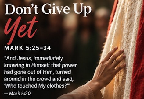 Don’t Give Up Yet 