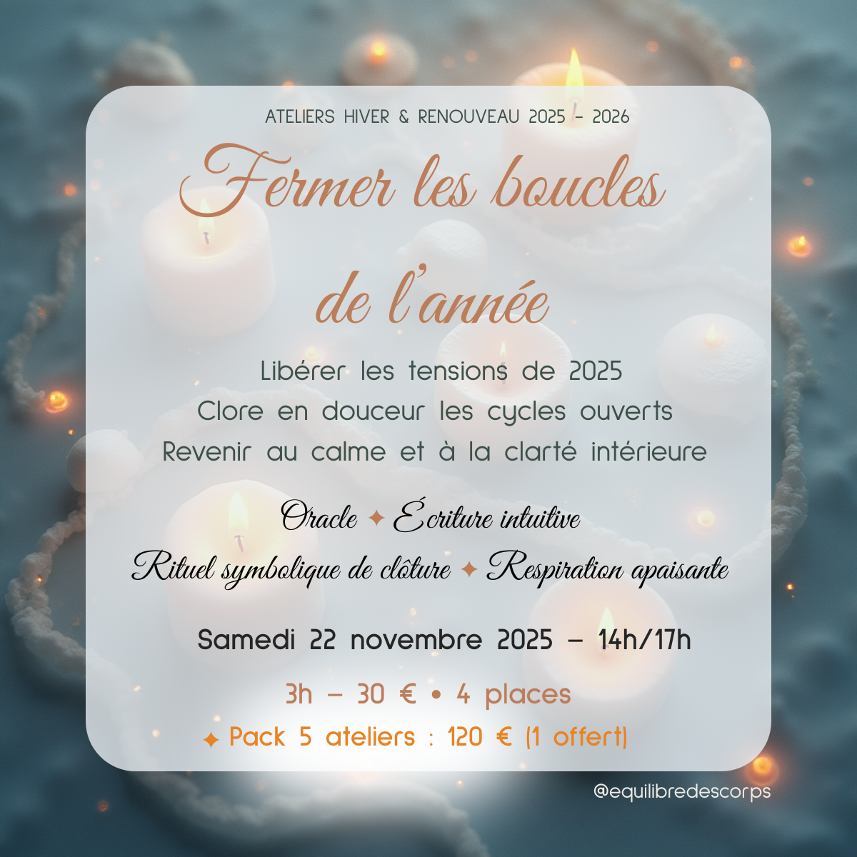 Fermer les boucles de l'année