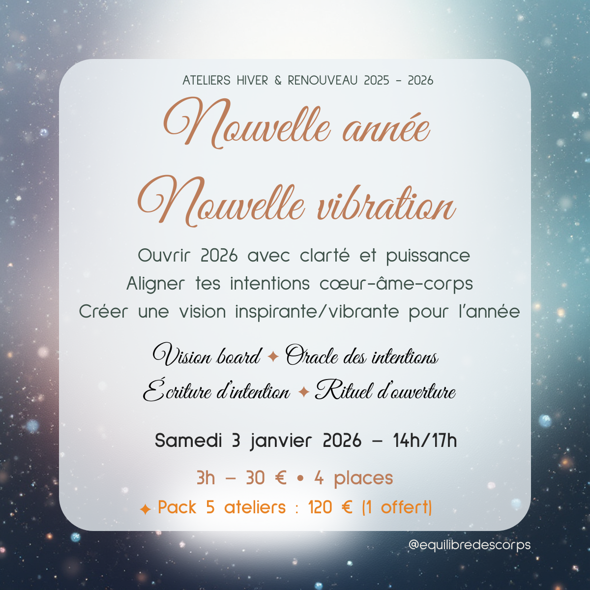 Nouvelle année, nouvelle vibration