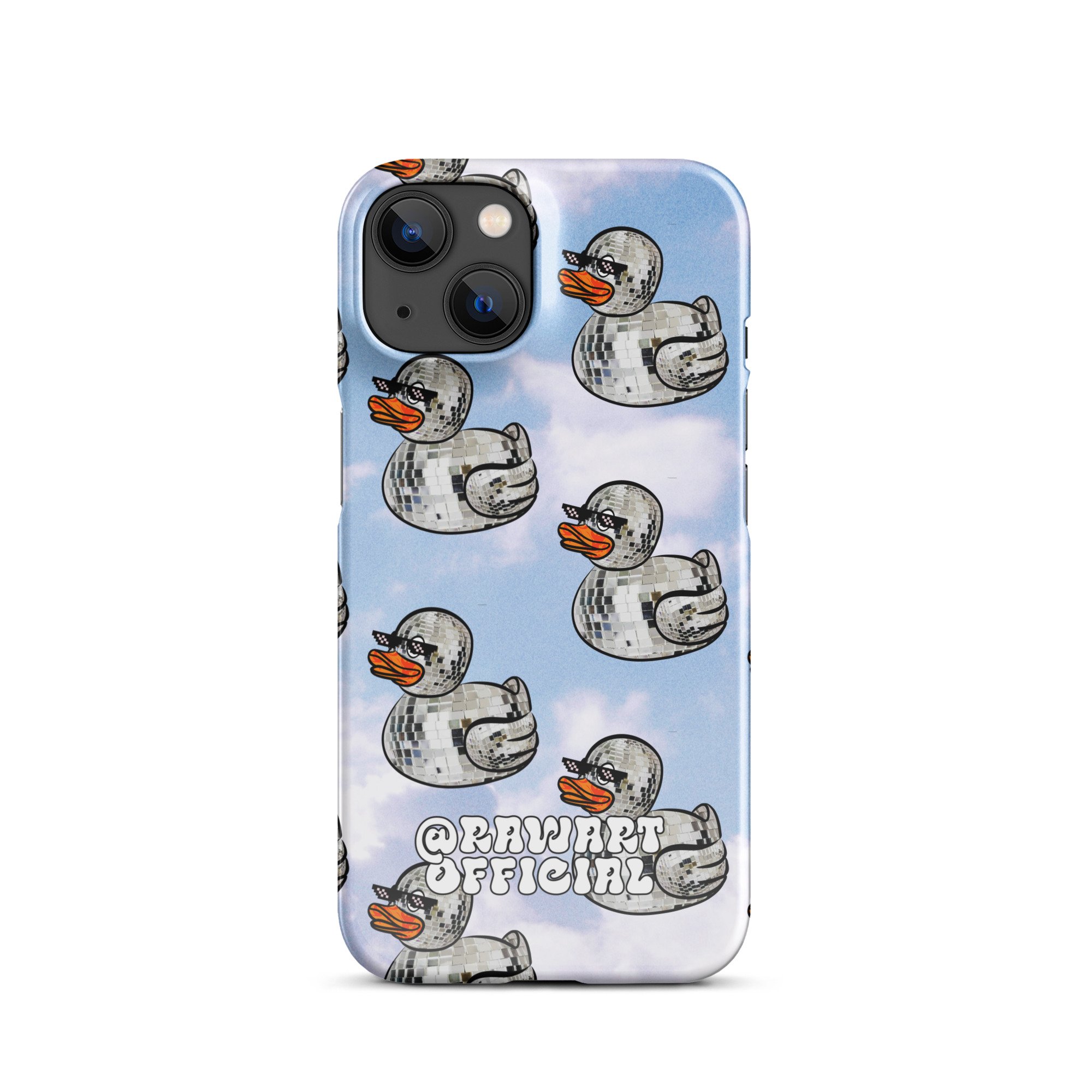 Disco Duck Snap case for iPhone® - POP ARTIST @RAWARTOFFICIAL