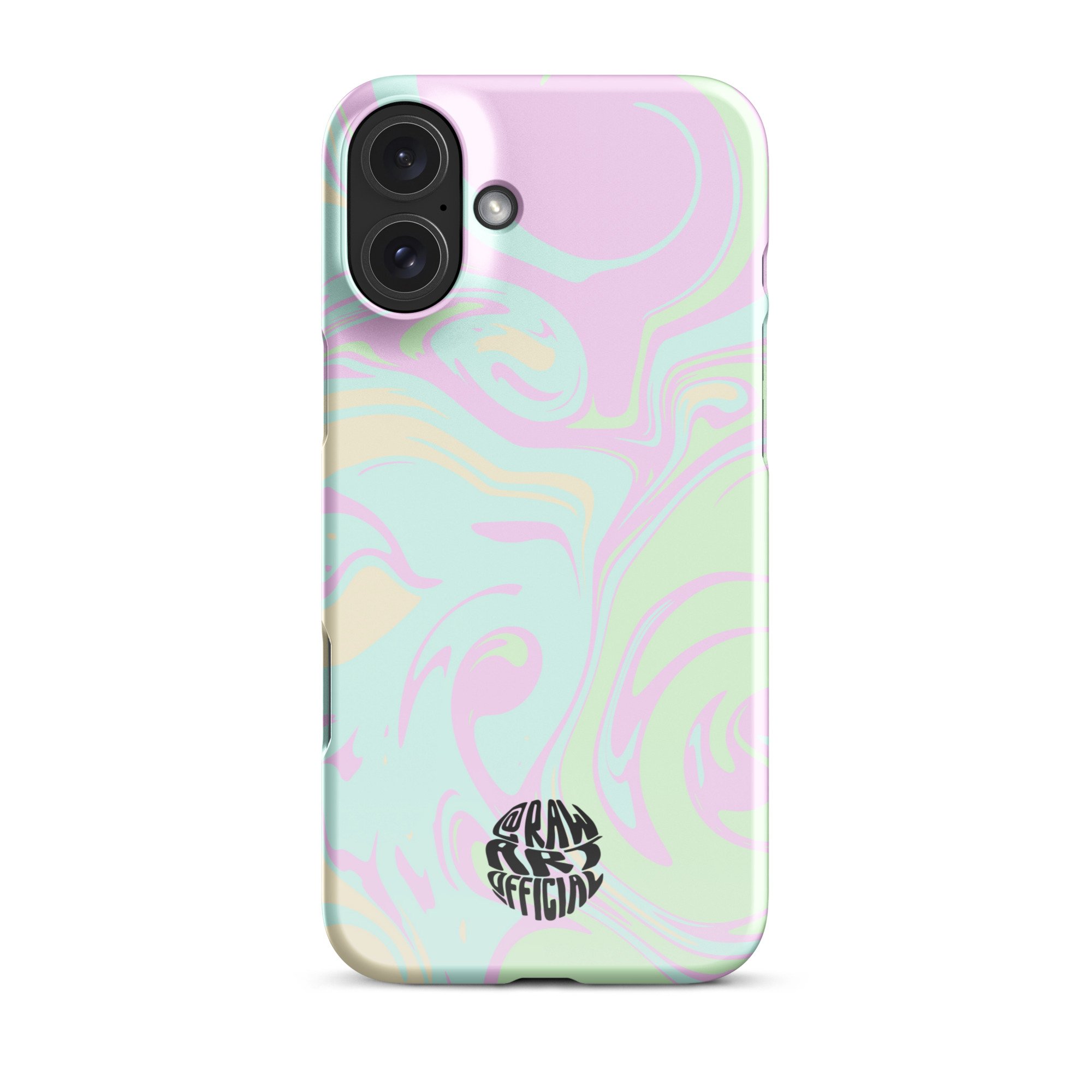 Pastel Swirl Snap case for iPhone® - POP ARTIST @RAWARTOFFICIAL