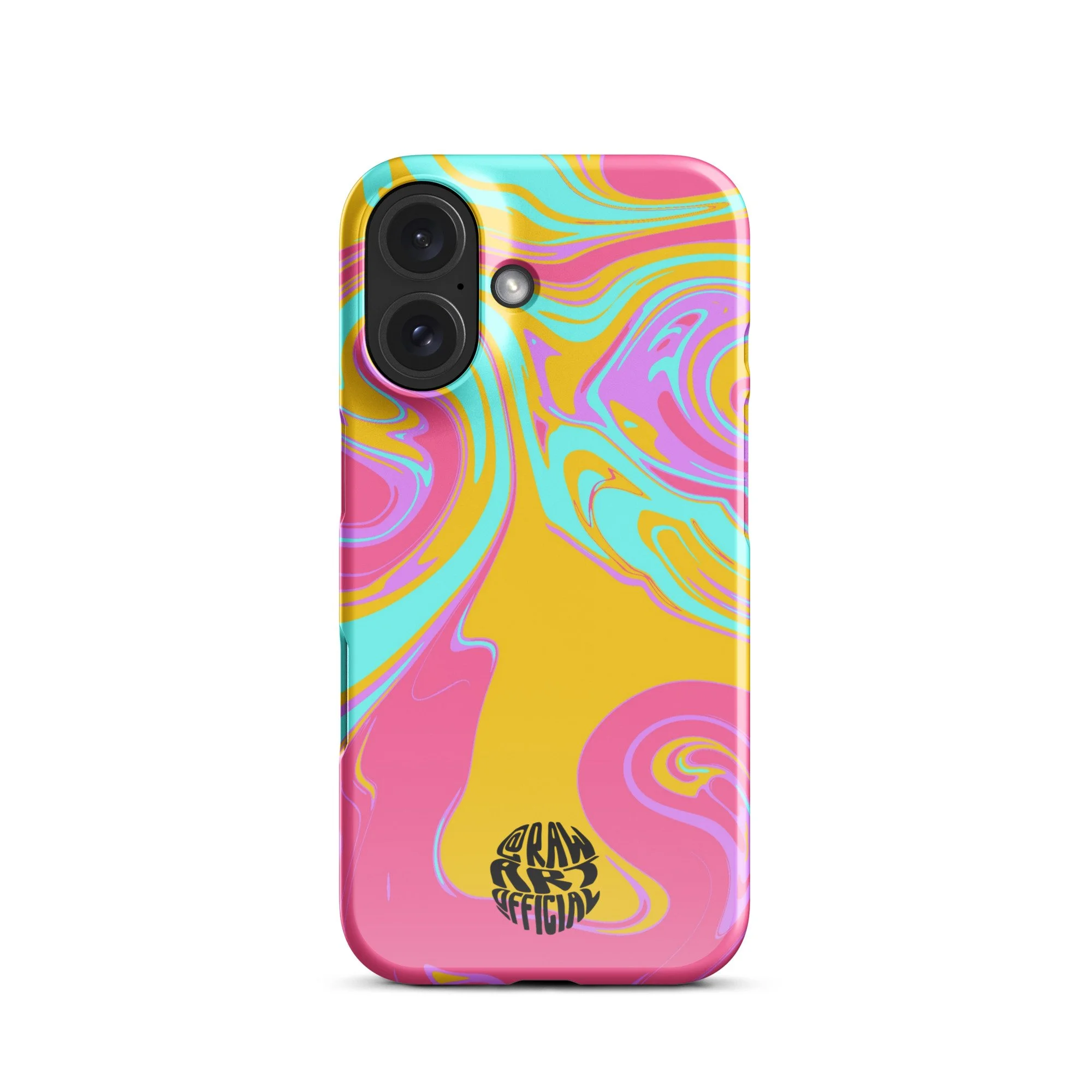 Tropical Sunset Swirl Snap case for iPhone® - POP ARTIST @RAWARTOFFICIAL