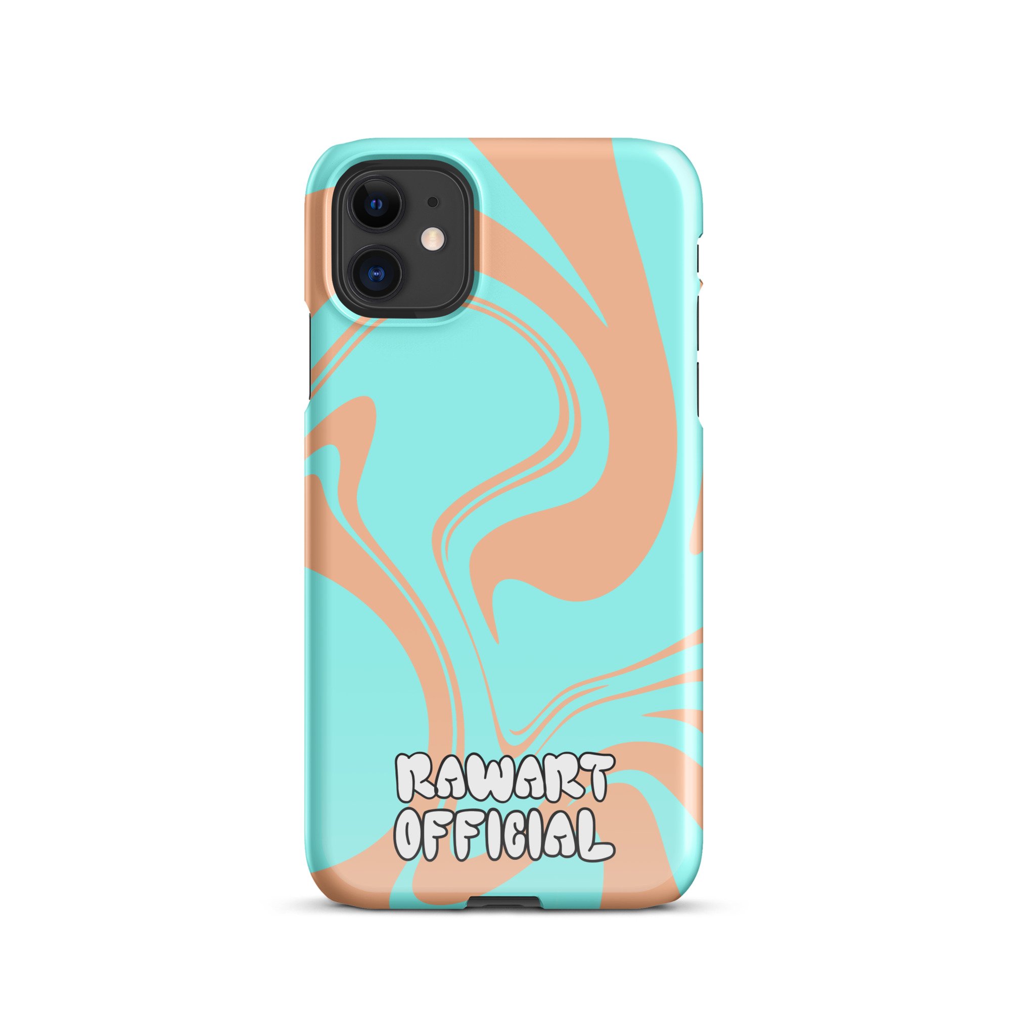 Sunset Wave Swirl Snap case for iPhone® - POP ARTIST @RAWARTOFFICIAL