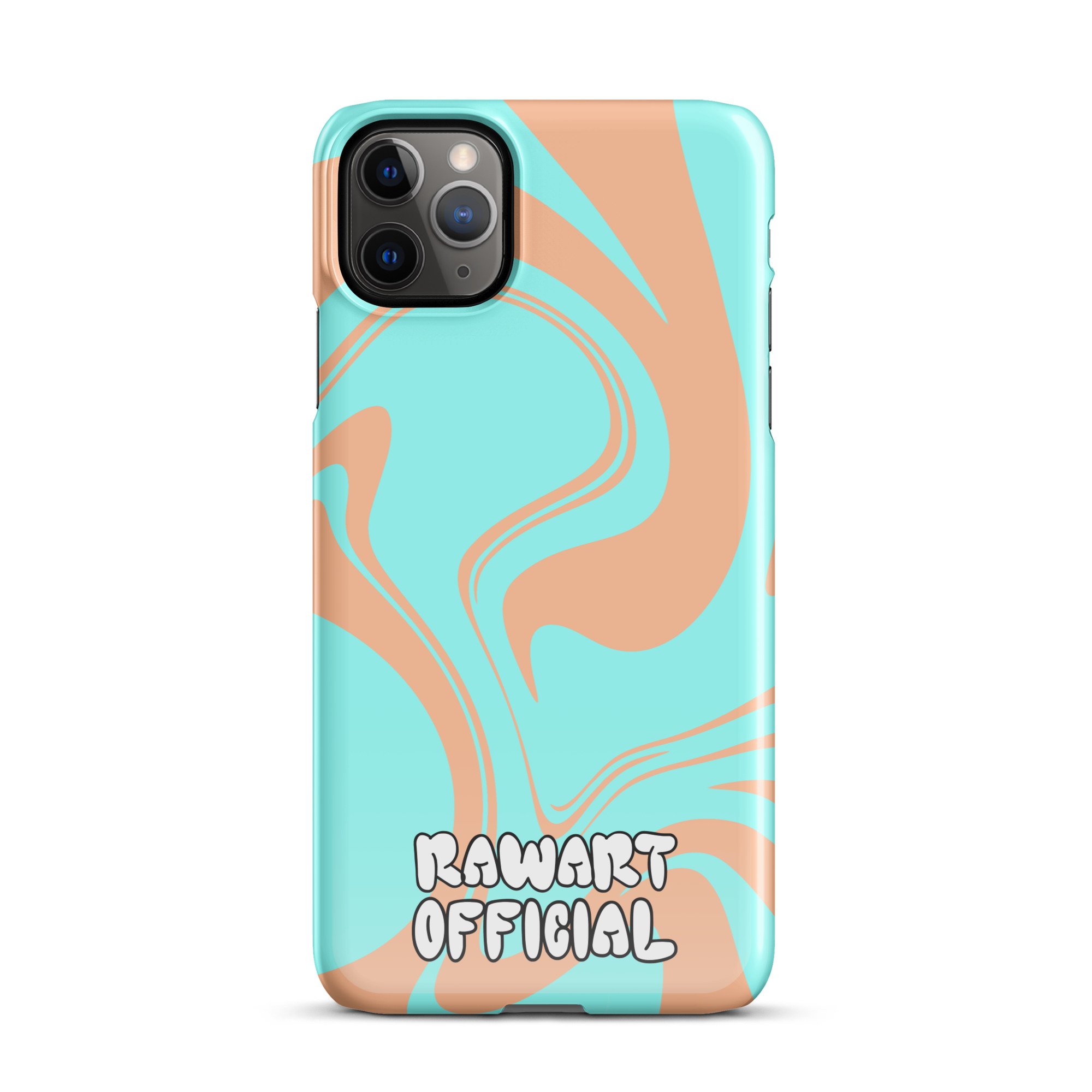Sunset Wave Swirl Snap case for iPhone® - POP ARTIST @RAWARTOFFICIAL