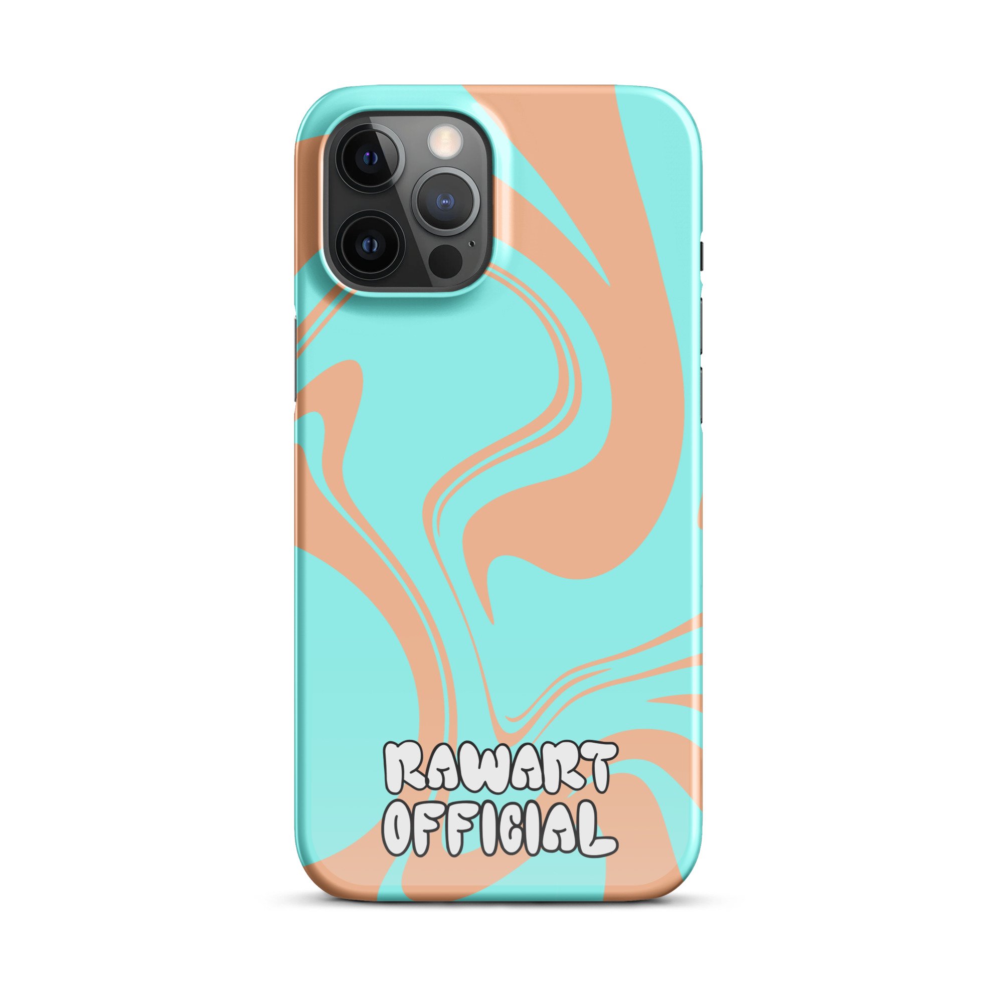 Sunset Wave Swirl Snap case for iPhone® - POP ARTIST @RAWARTOFFICIAL