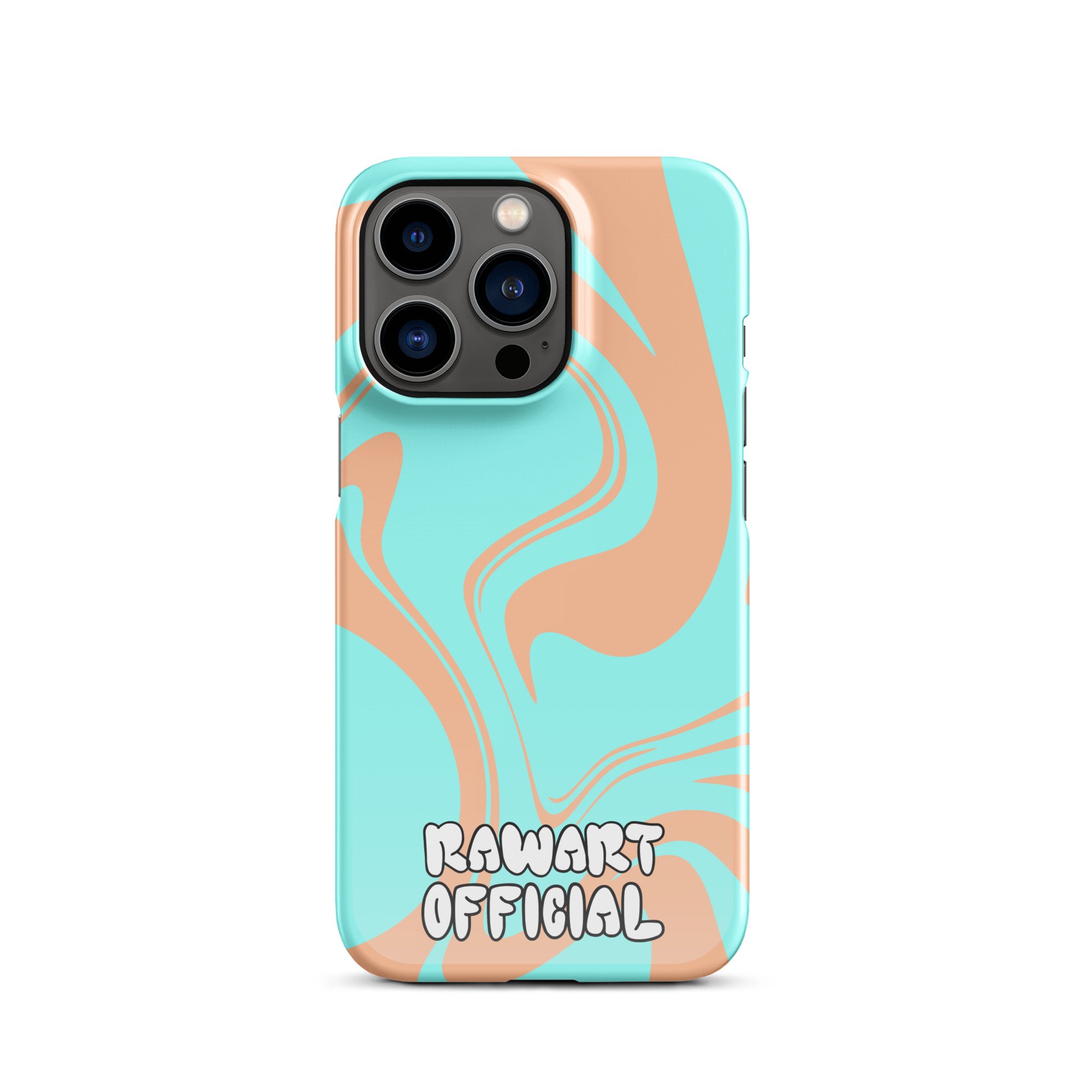Sunset Wave Swirl Snap case for iPhone® - POP ARTIST @RAWARTOFFICIAL