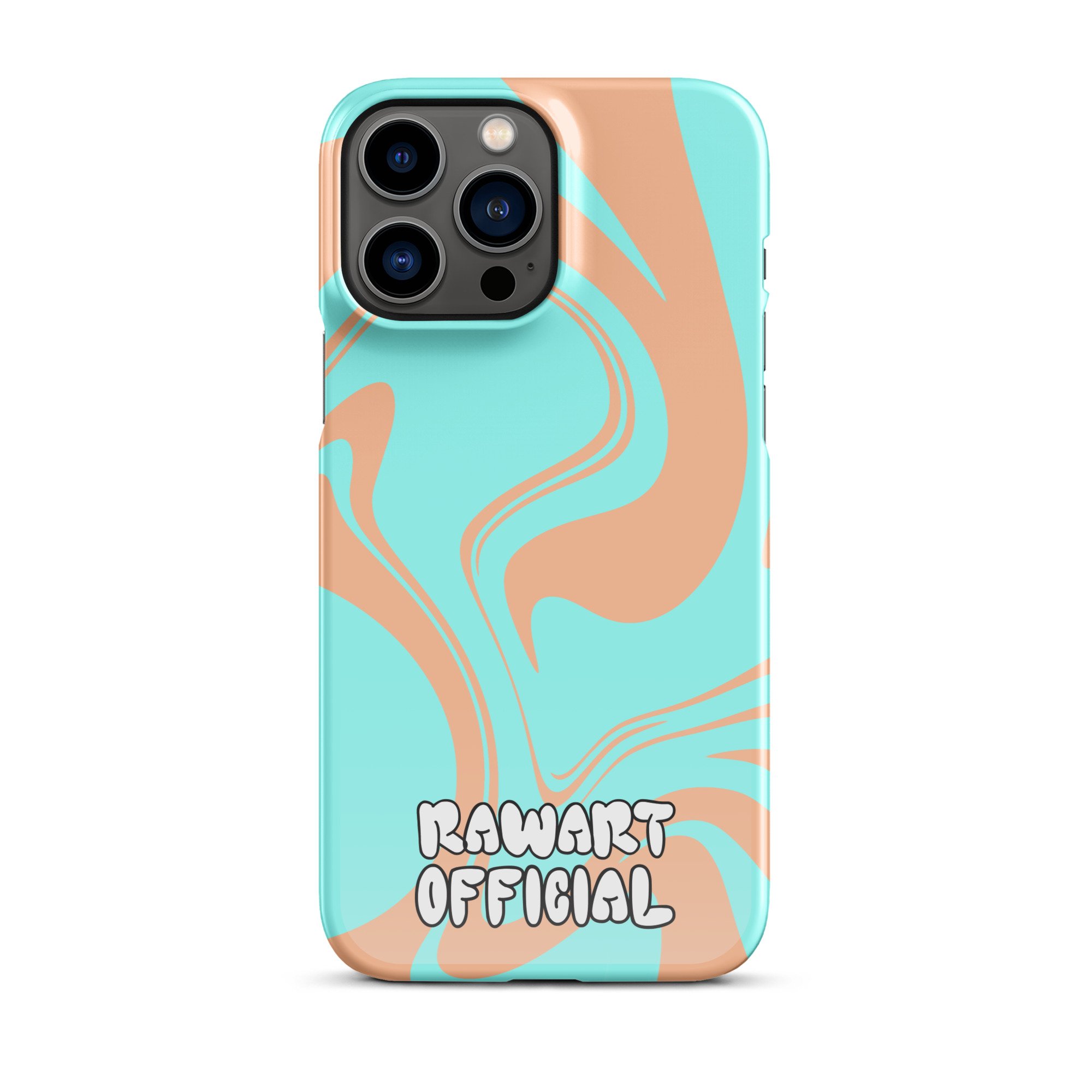 Sunset Wave Swirl Snap case for iPhone® - POP ARTIST @RAWARTOFFICIAL