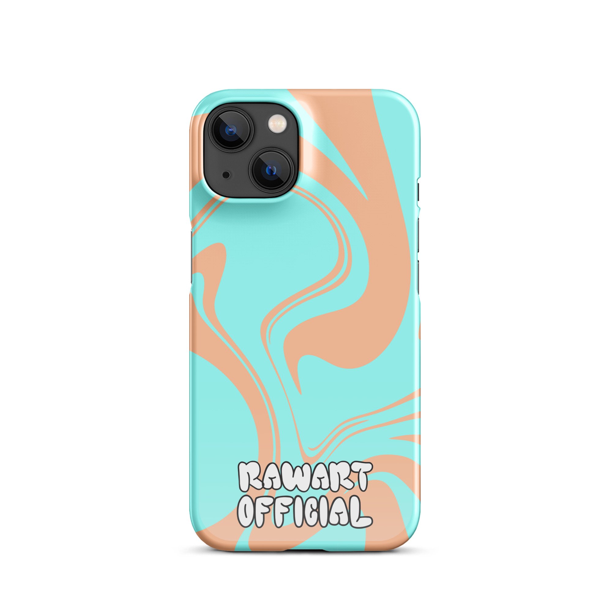 Sunset Wave Swirl Snap case for iPhone® - POP ARTIST @RAWARTOFFICIAL
