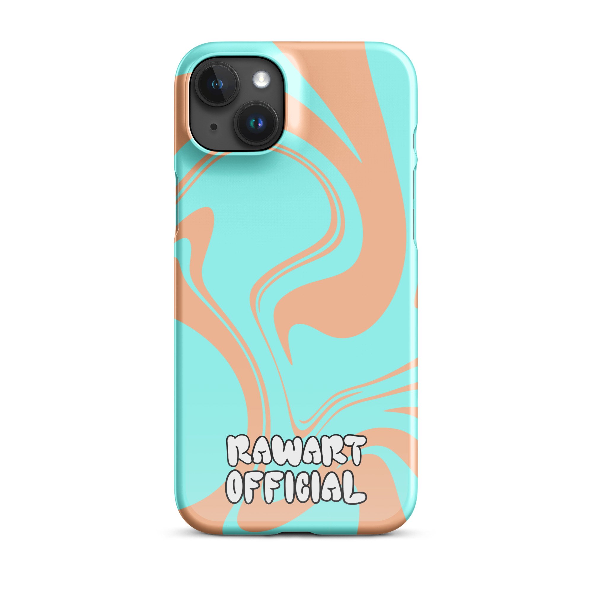 Sunset Wave Swirl Snap case for iPhone® - POP ARTIST @RAWARTOFFICIAL