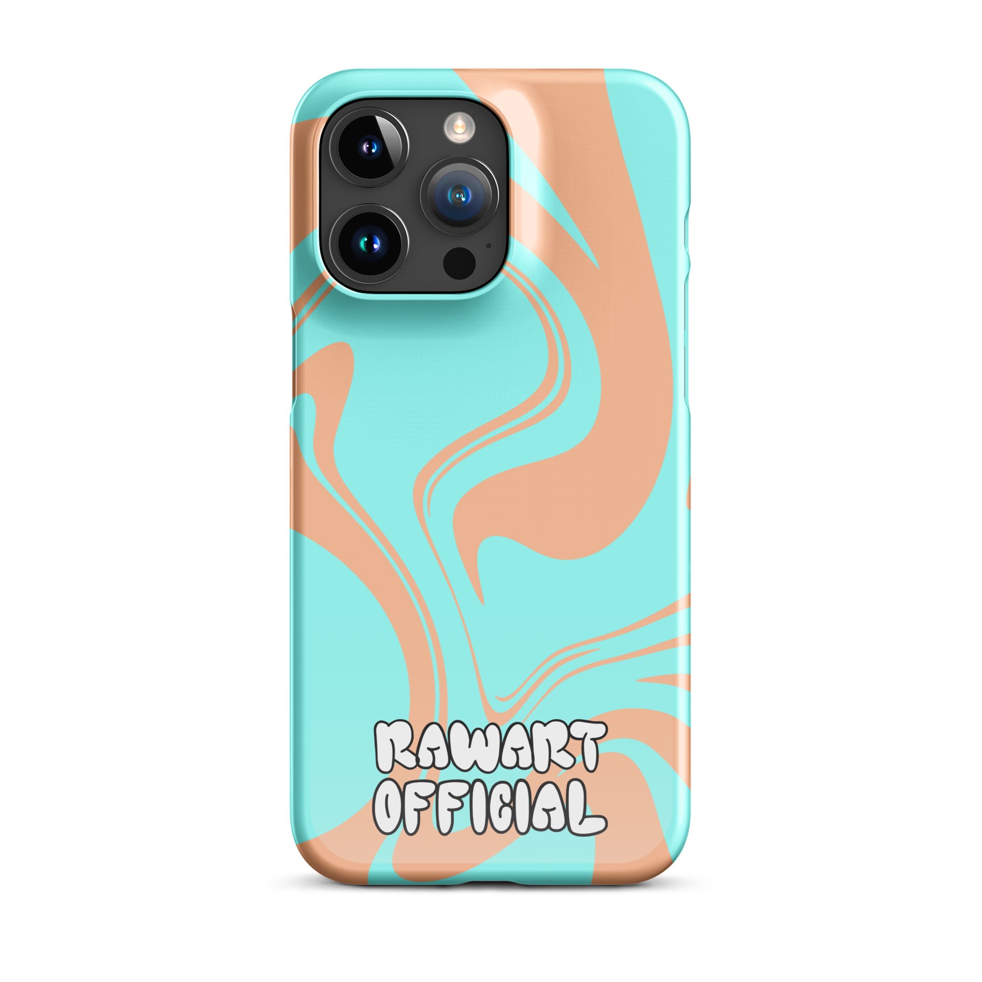 Sunset Wave Swirl Snap case for iPhone® - POP ARTIST @RAWARTOFFICIAL