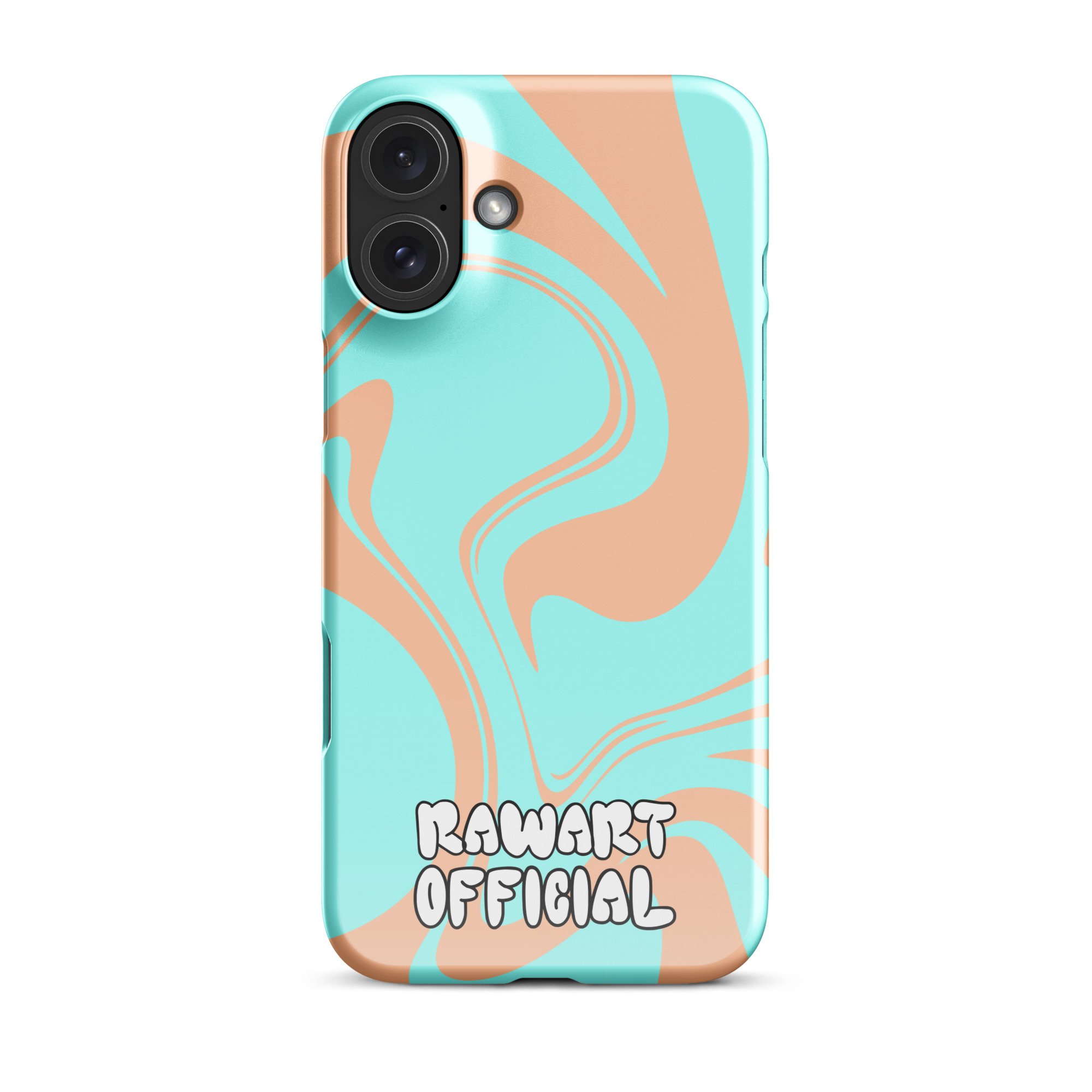 Sunset Wave Swirl Snap case for iPhone® - POP ARTIST @RAWARTOFFICIAL