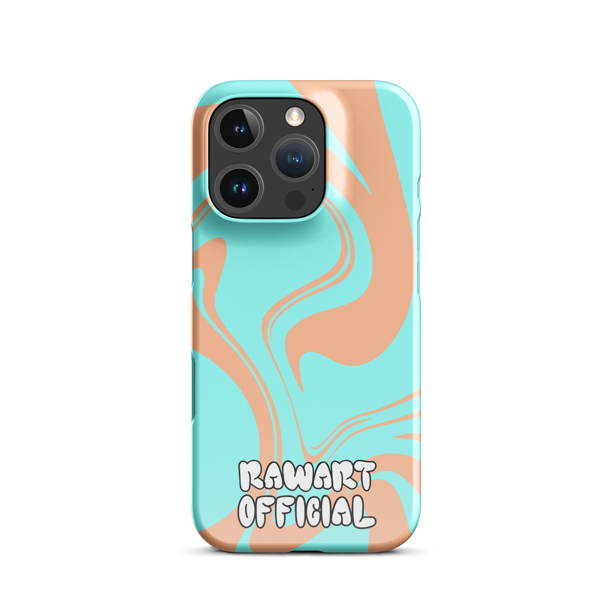 Sunset Wave Swirl Snap case for iPhone® - POP ARTIST @RAWARTOFFICIAL