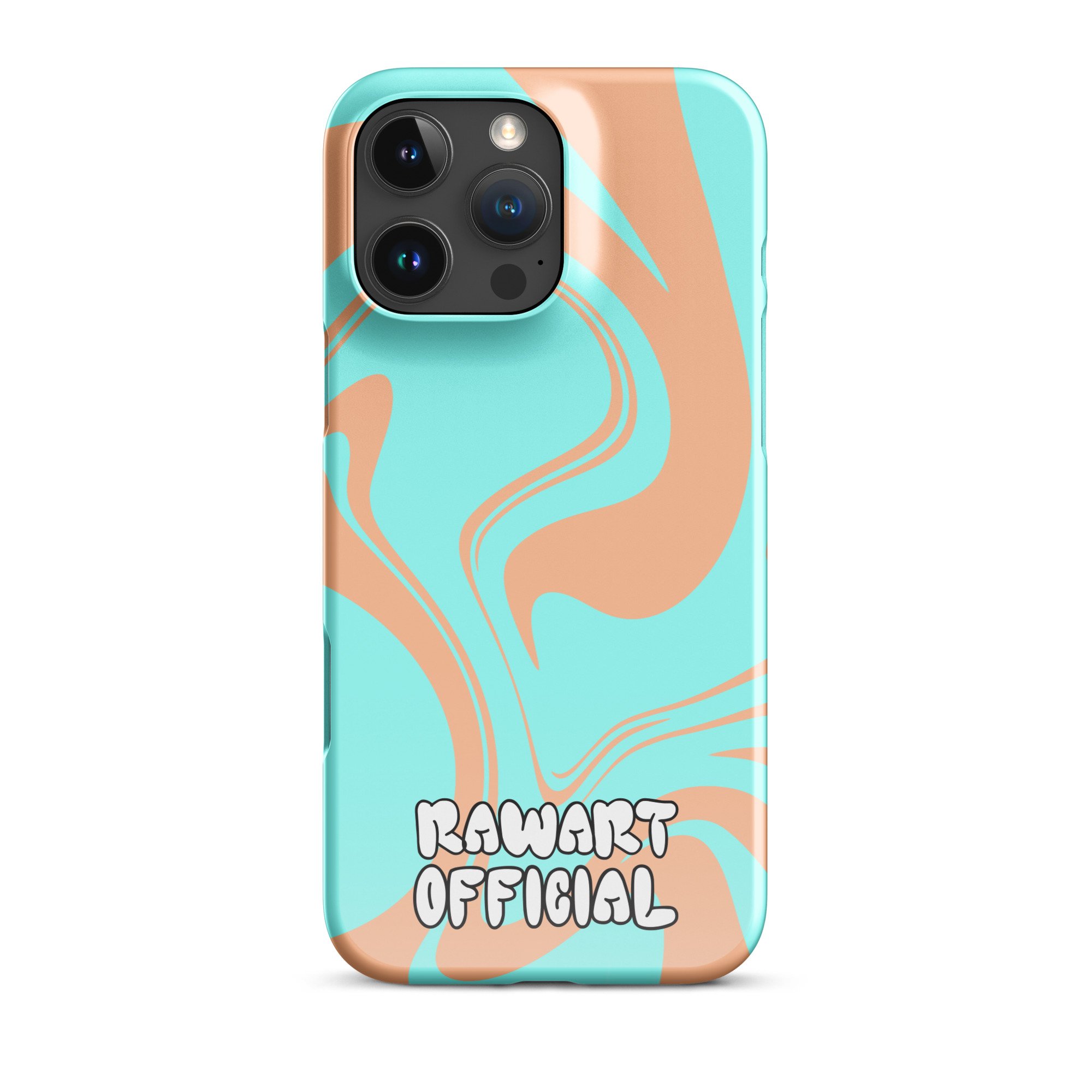 Sunset Wave Swirl Snap case for iPhone® - POP ARTIST @RAWARTOFFICIAL