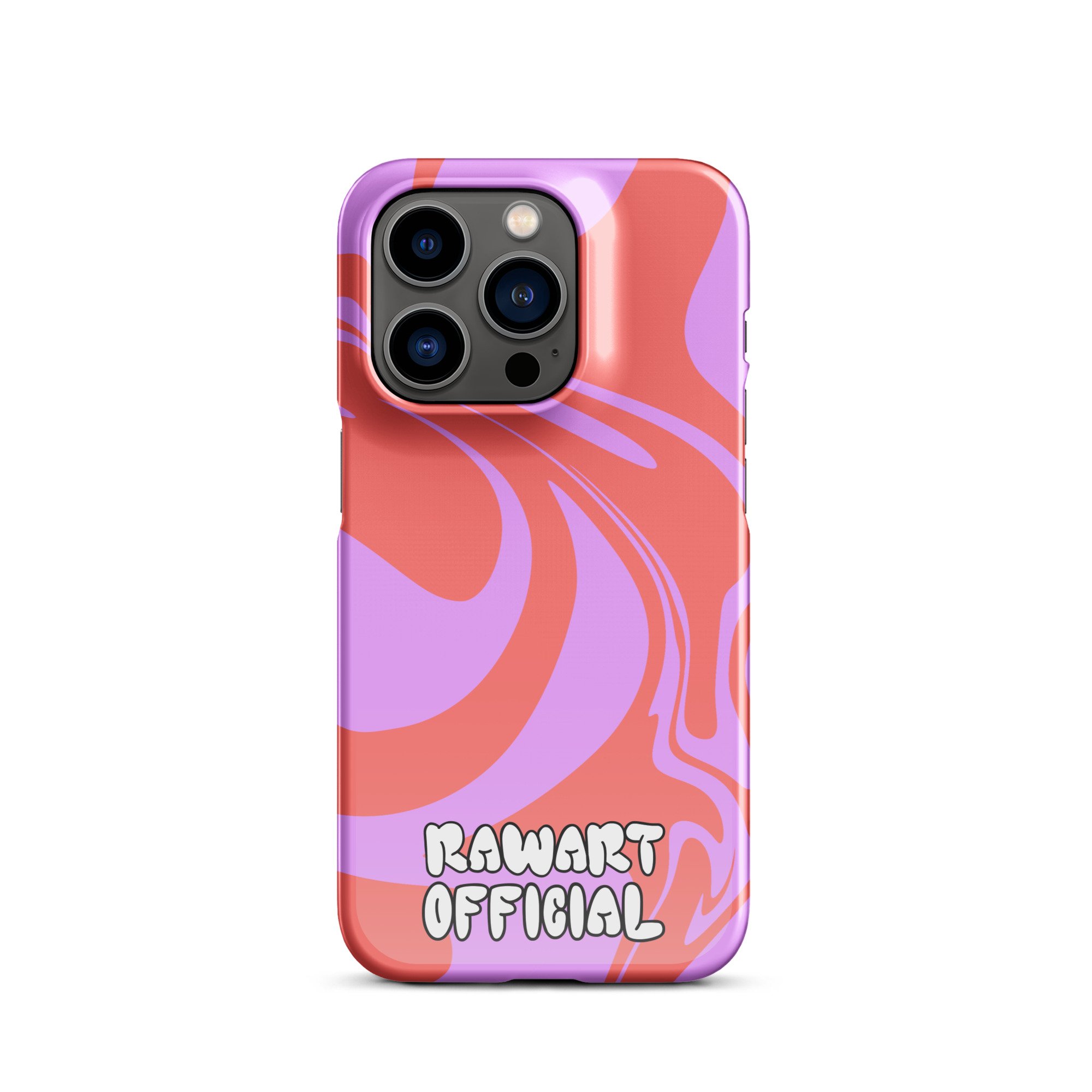 Retro Vibes Swirl Snap case for iPhone® - POP ARTIST @RAWARTOFFICIAL