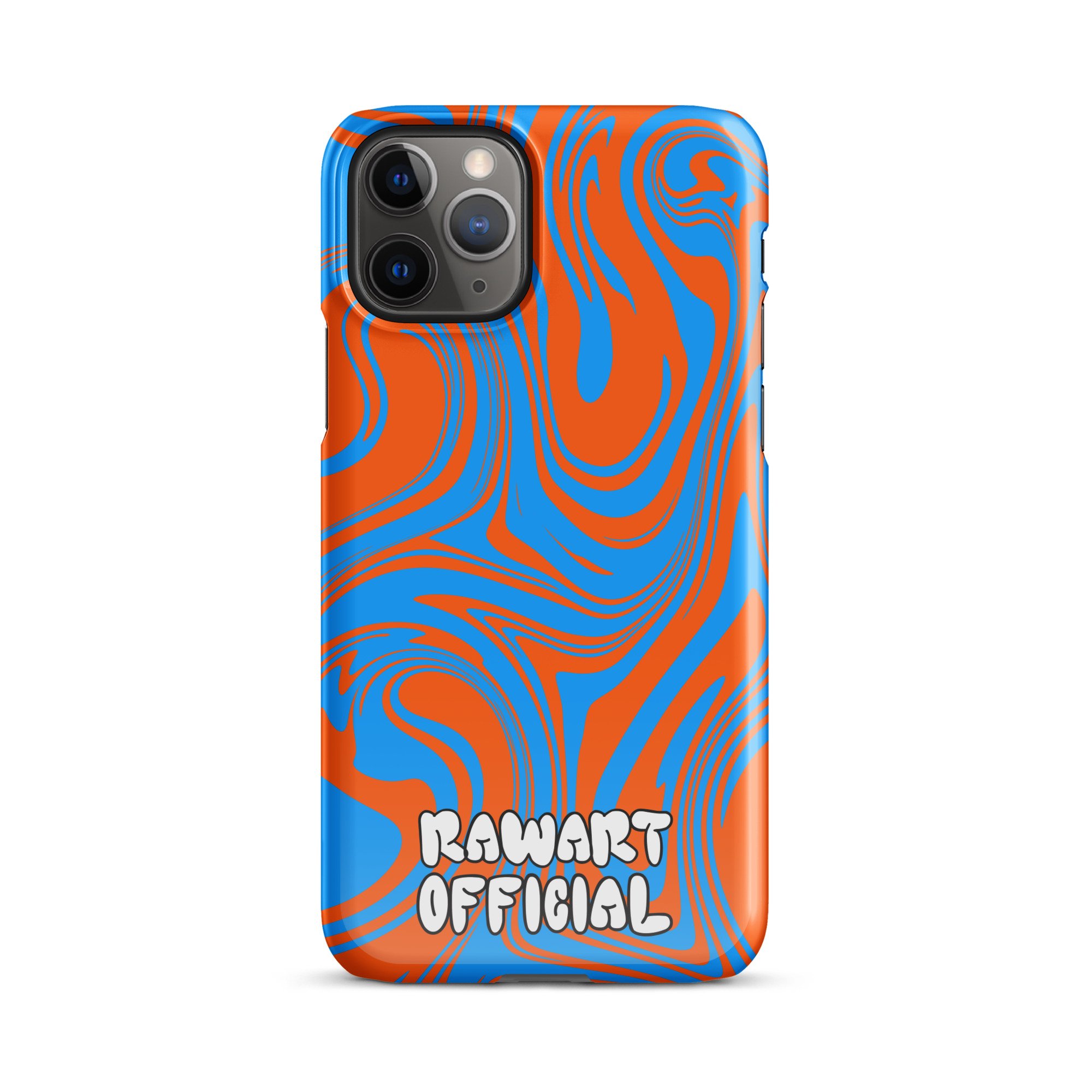 Lava Sea Swirl Snap case for iPhone® - POP ARTIST @RAWARTOFFICIAL