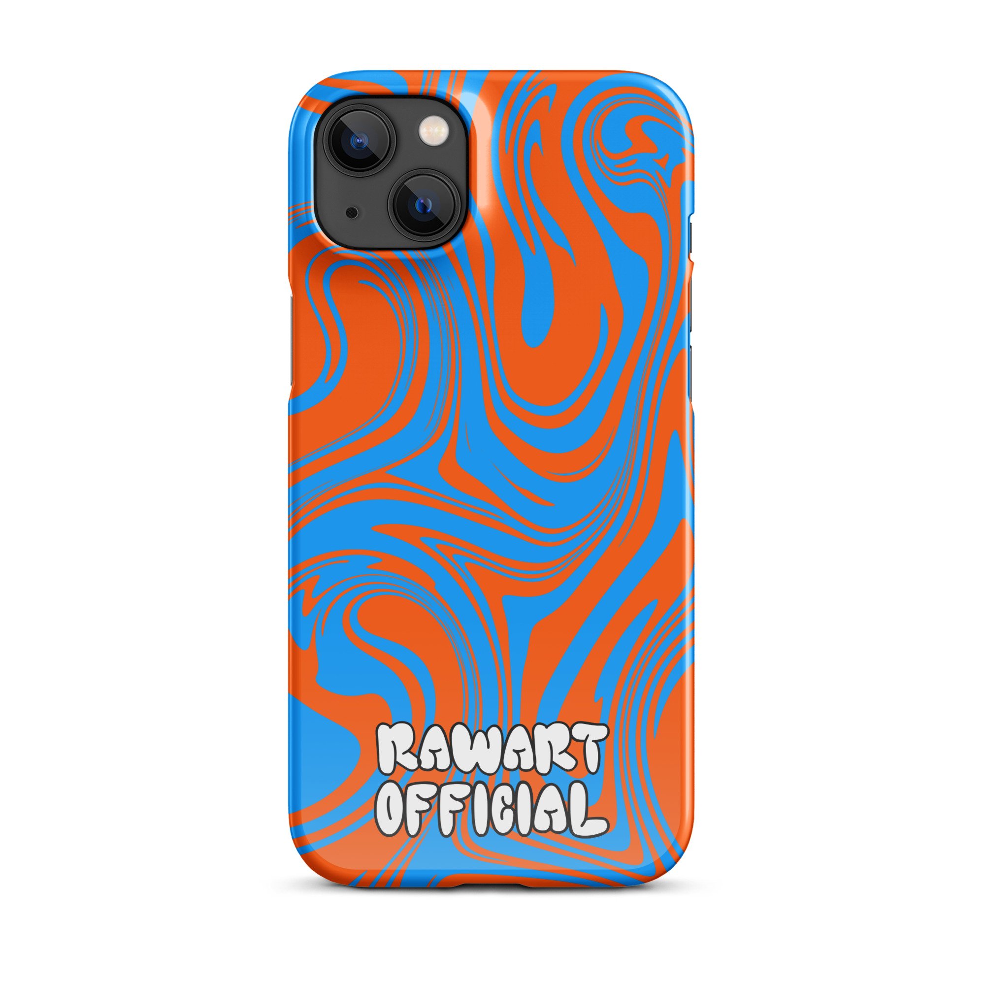 Lava Sea Swirl Snap case for iPhone® - POP ARTIST @RAWARTOFFICIAL
