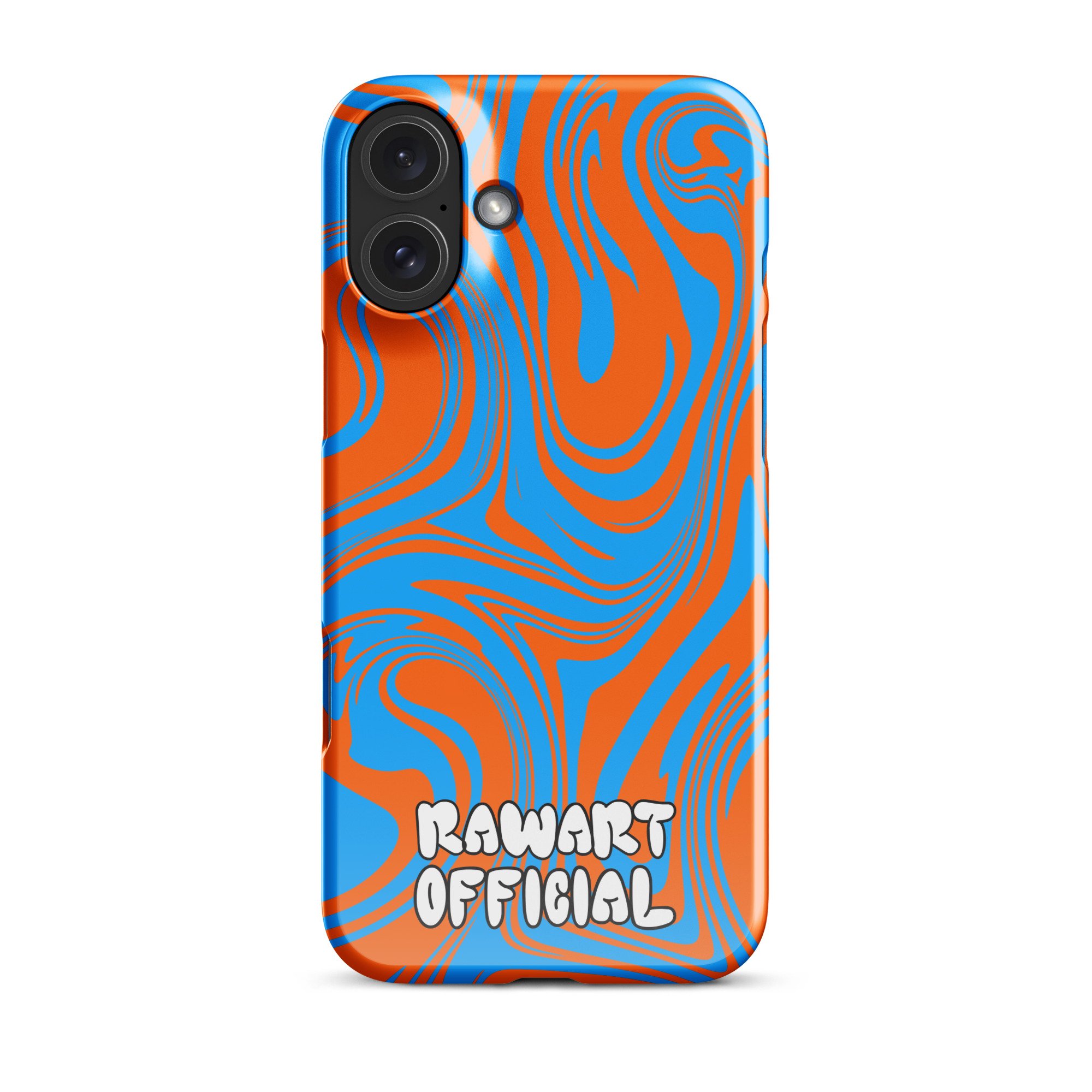 Lava Sea Swirl Snap case for iPhone® - POP ARTIST @RAWARTOFFICIAL