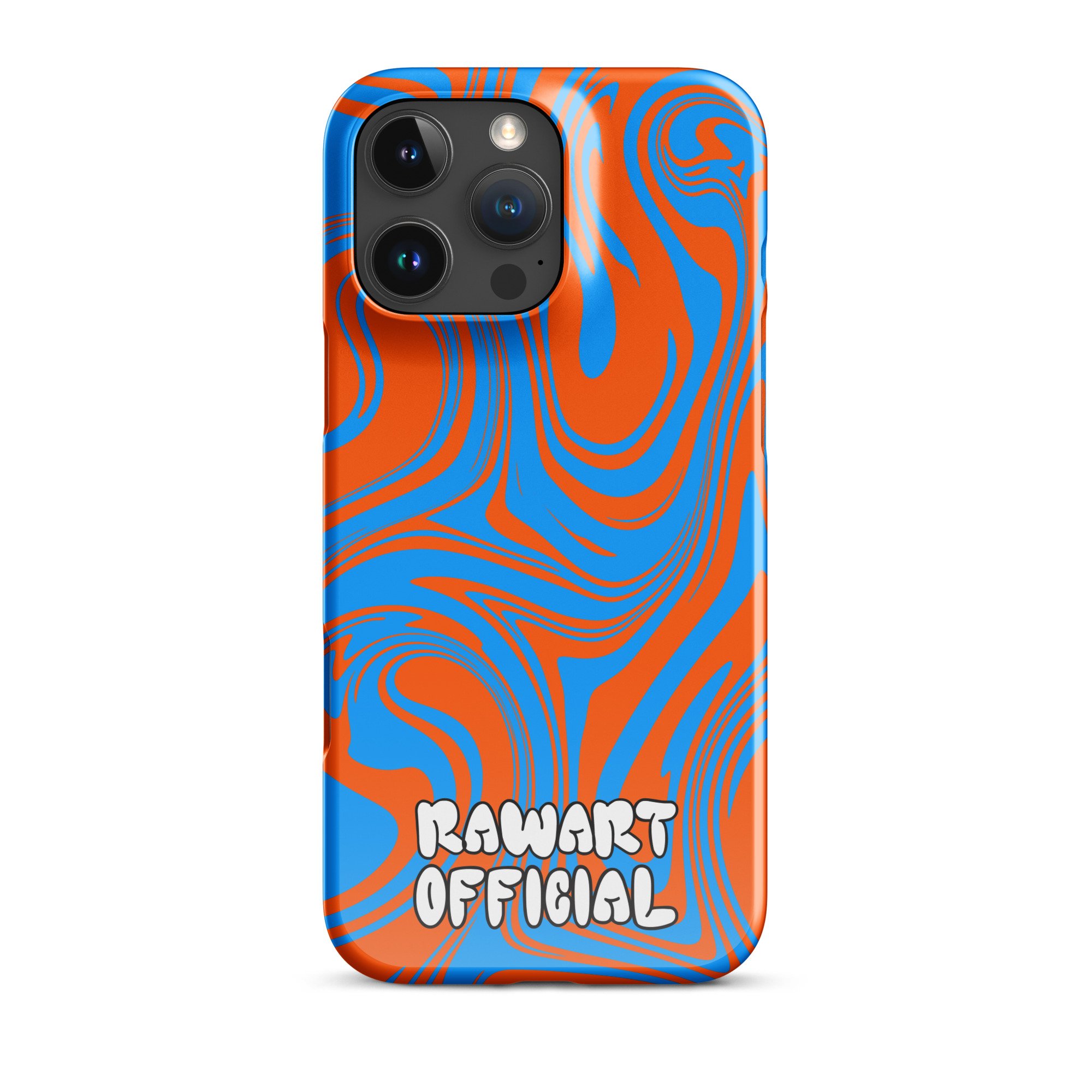 Lava Sea Swirl Snap case for iPhone® - POP ARTIST @RAWARTOFFICIAL