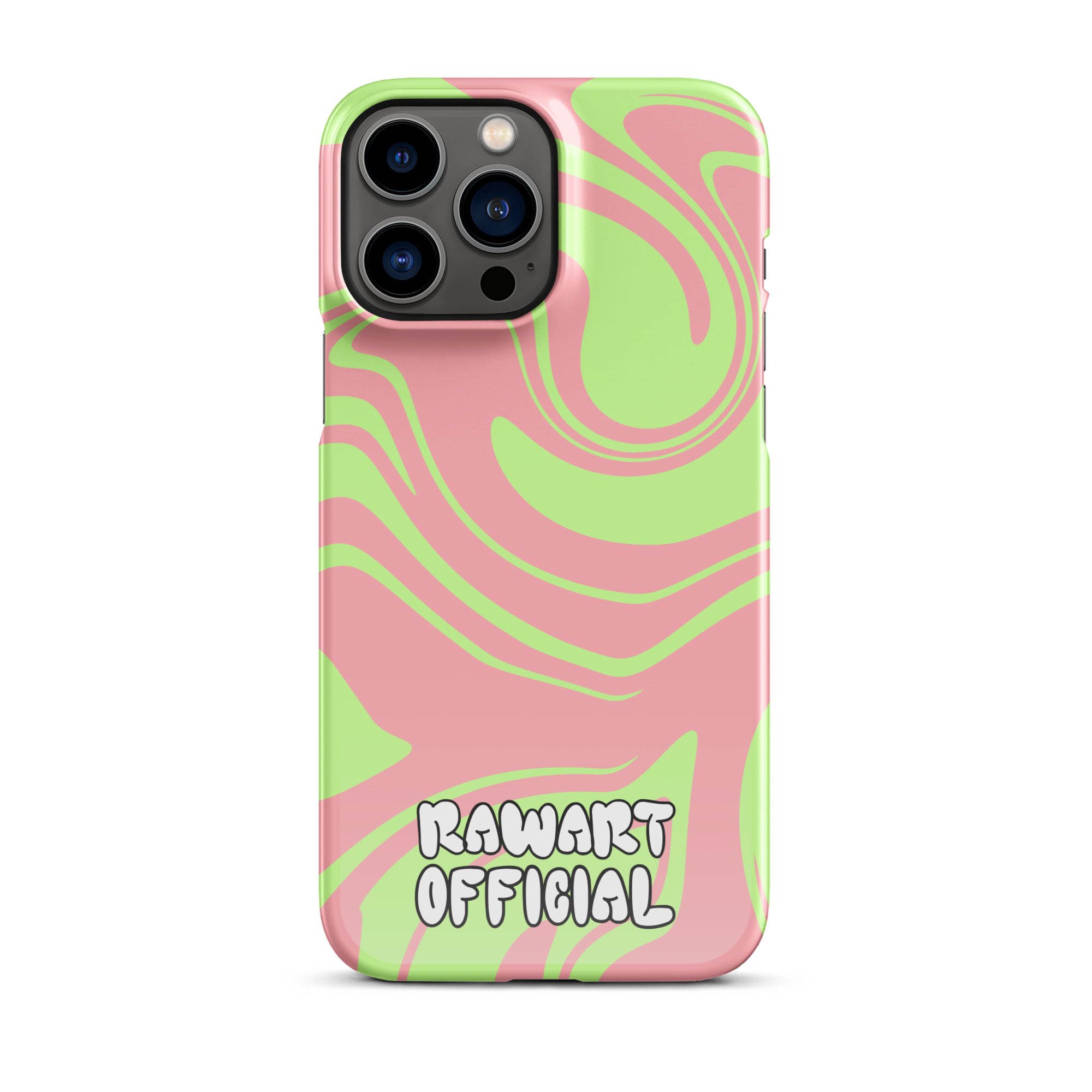 Key Lime Swirl Snap case for iPhone® - POP ARTIST @RAWARTOFFICIAL