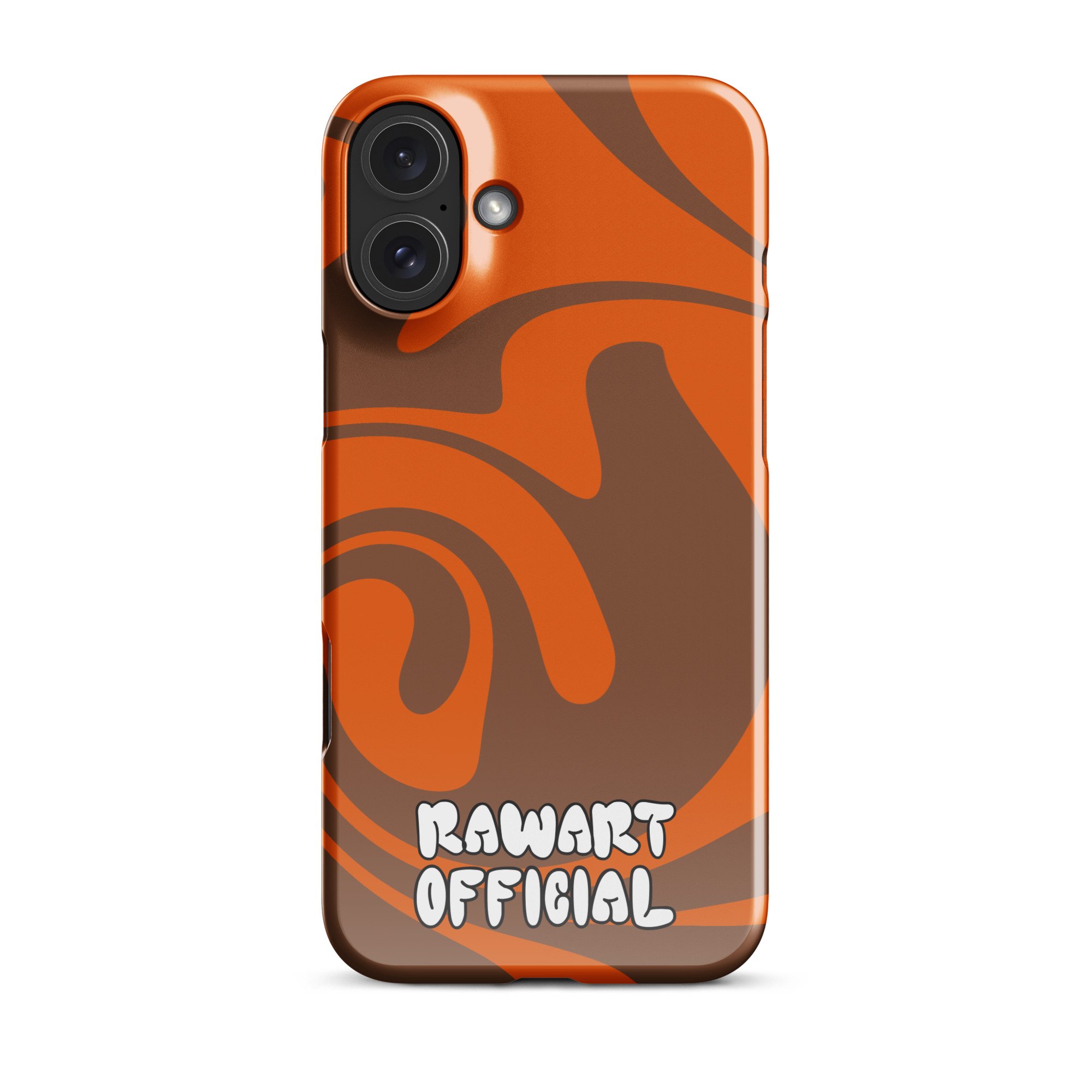 Rust Swirl Snap case for iPhoneยฎ - POP ARTIST @RAWARTOFFICIAL