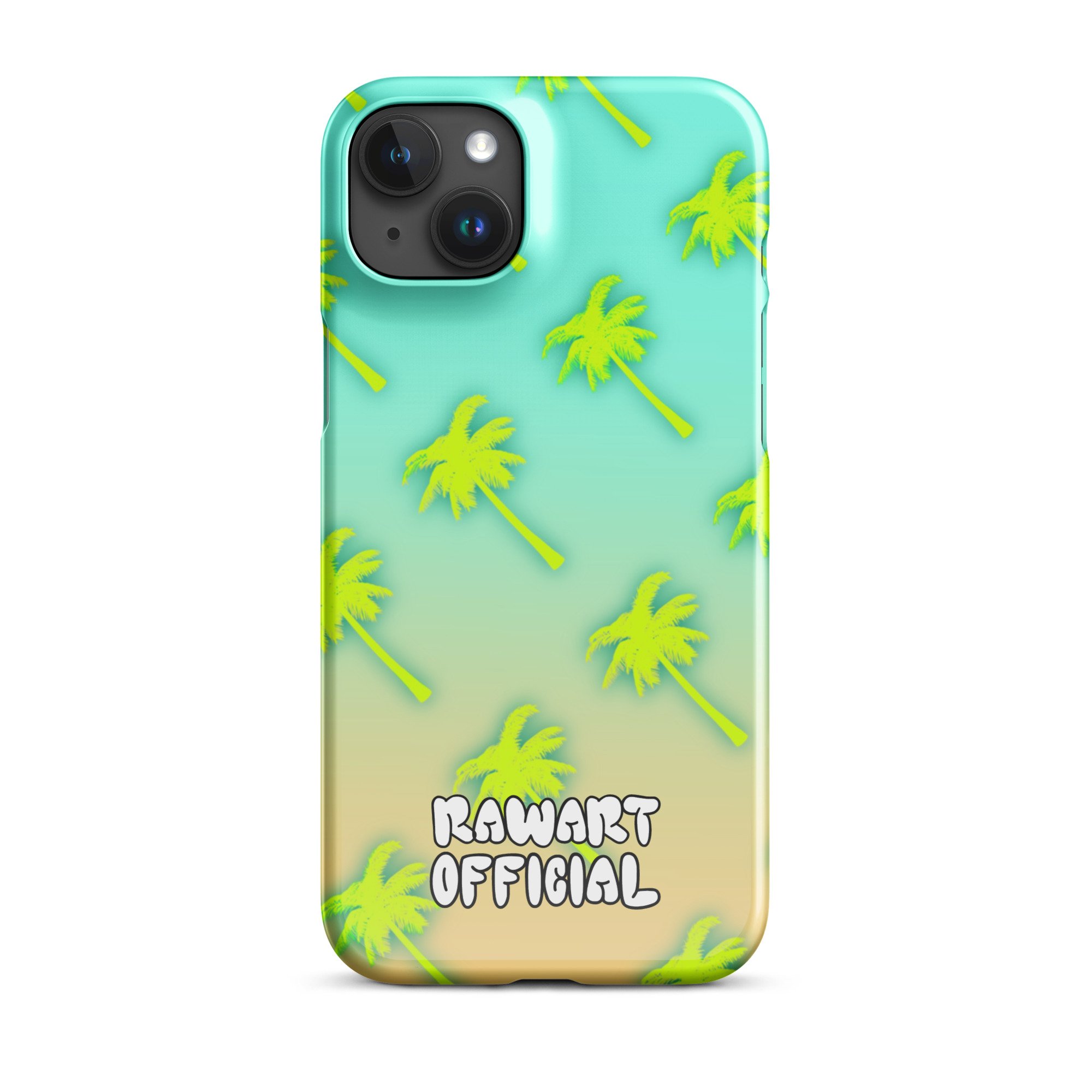 Palm Tree Snap case for iPhone® - POP ARTIST @RAWARTOFFICIAL