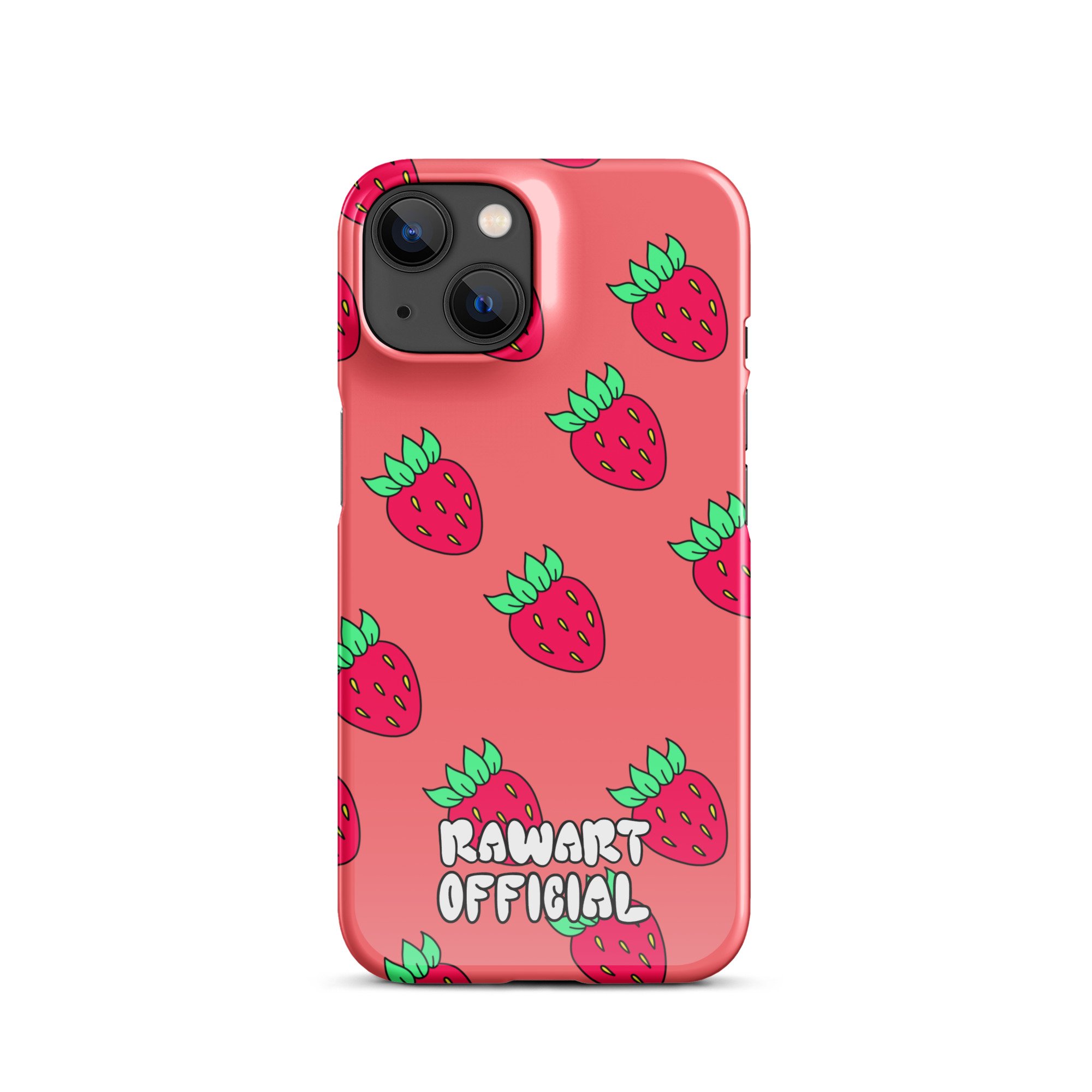 Strawberry Snap case for iPhoneยฎ - POP ARTIST @RAWARTOFFICIAL