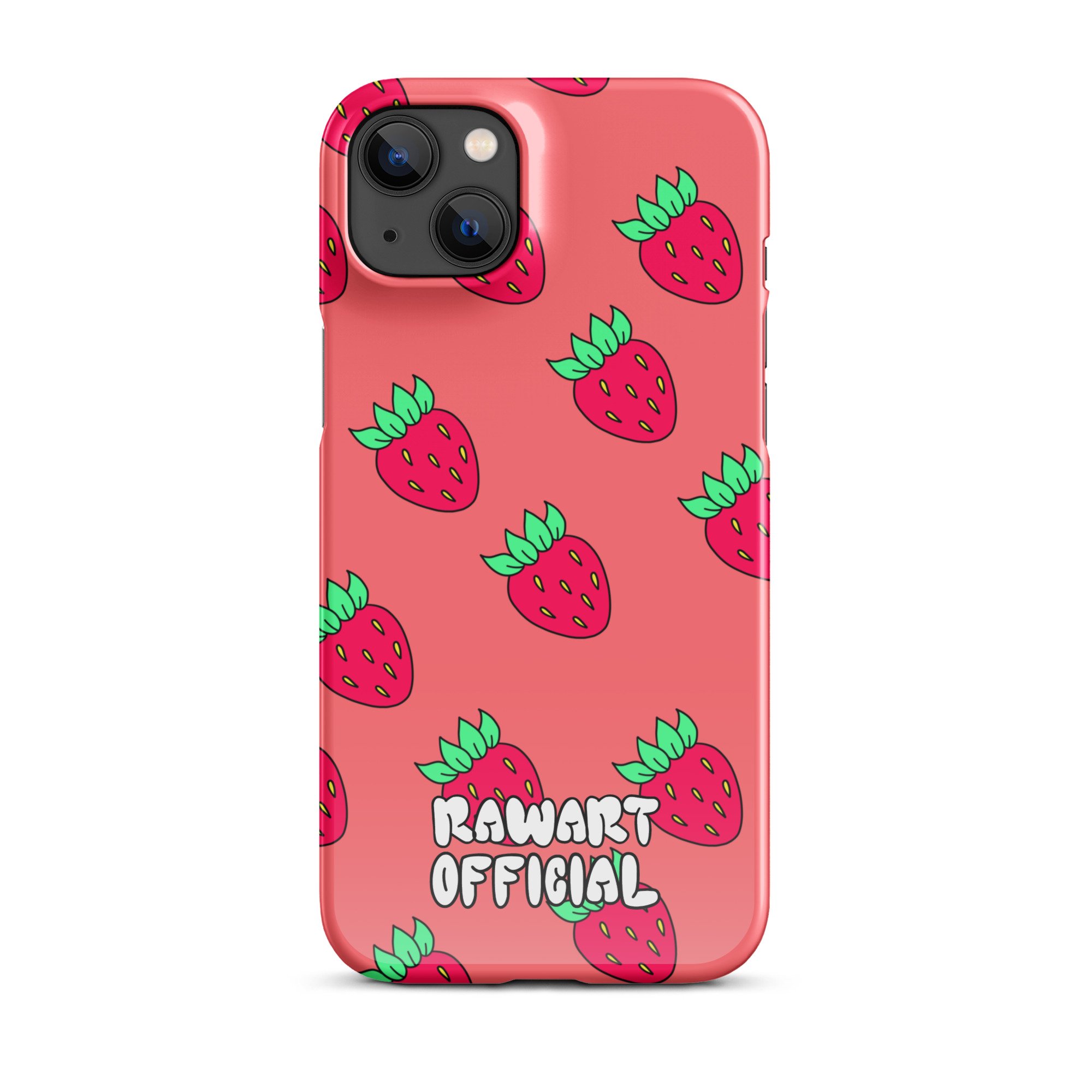 Strawberry Snap case for iPhoneยฎ - POP ARTIST @RAWARTOFFICIAL