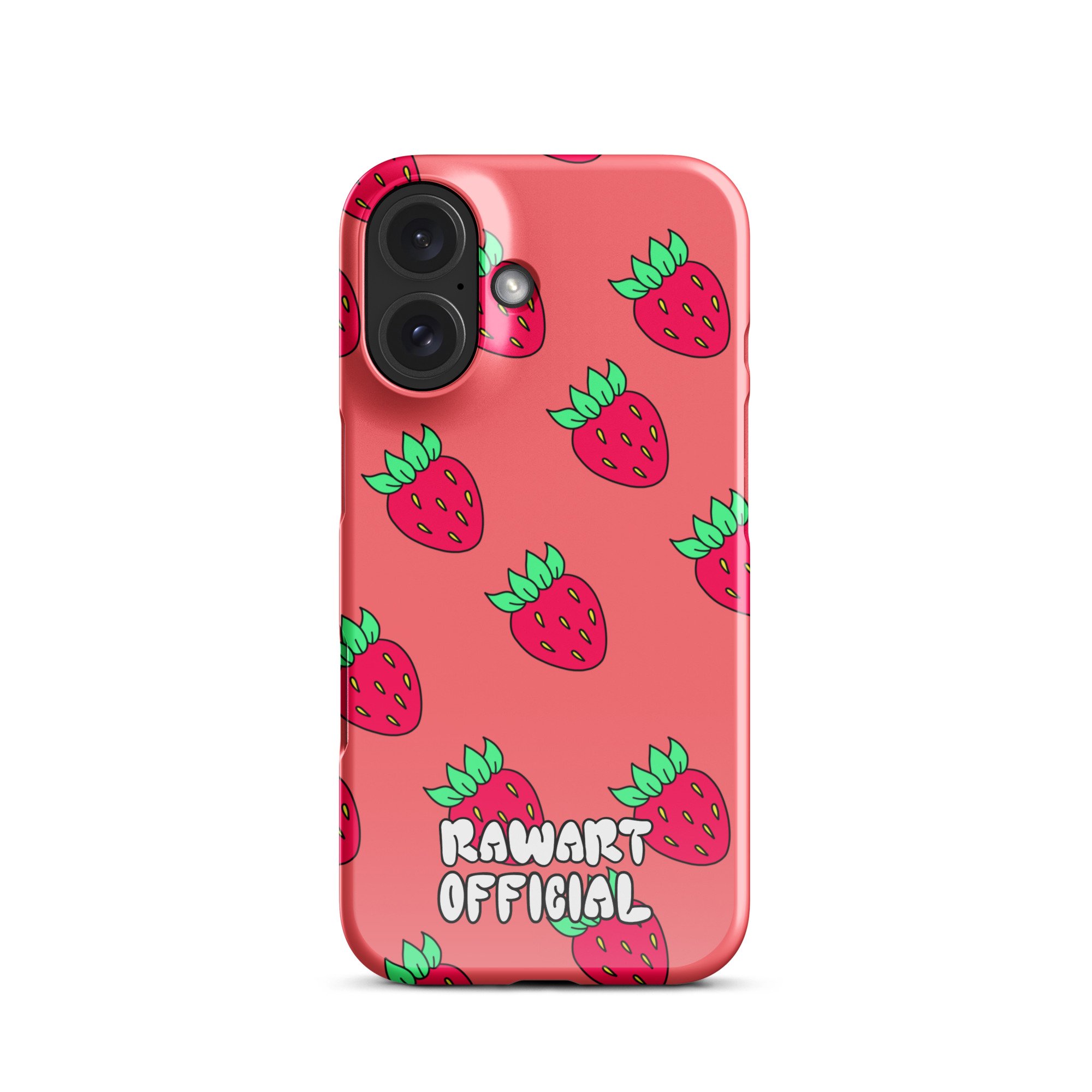 Strawberry Snap case for iPhoneยฎ - POP ARTIST @RAWARTOFFICIAL
