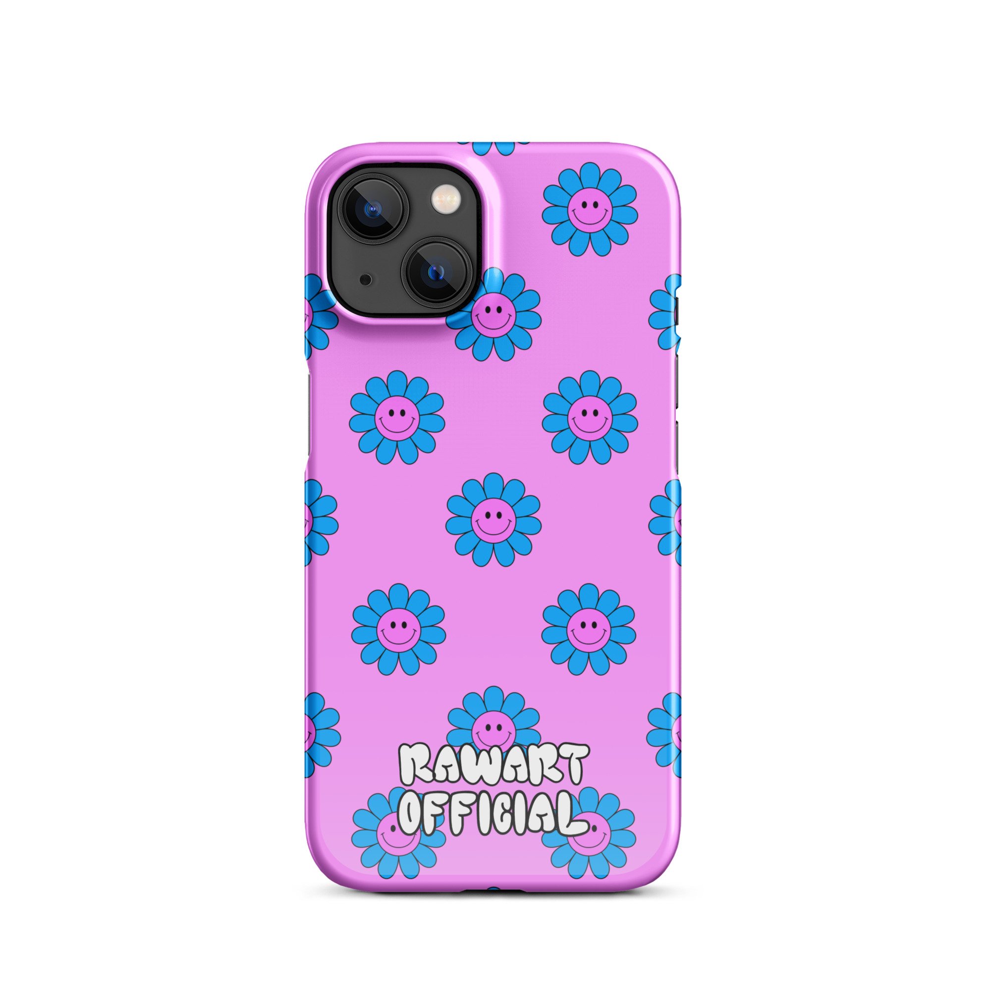 Smiley Face Flower Snap case for iPhone® - POP ARTIST @RAWARTOFFICIAL