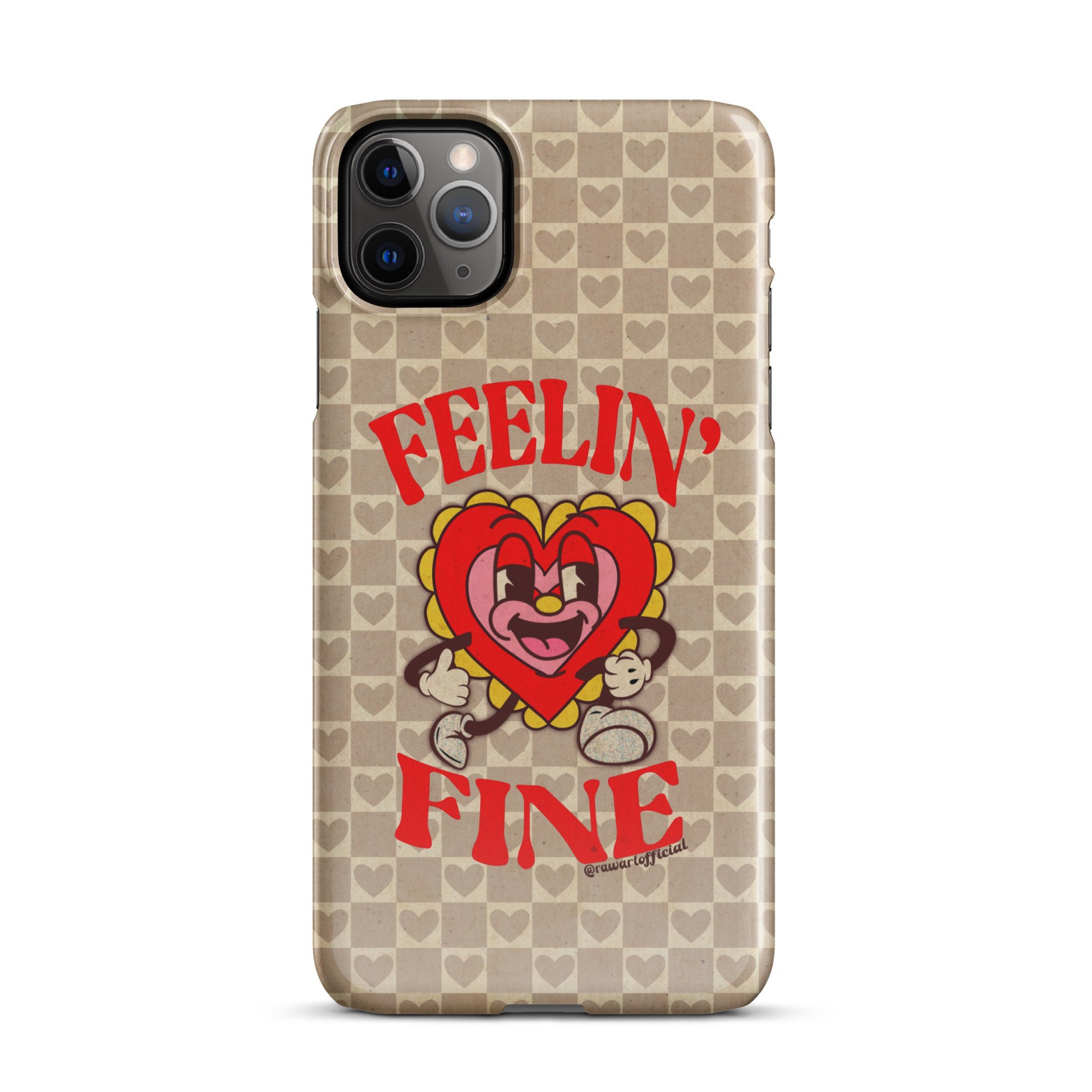 Feelin' Fine Snap case for iPhone® - POP ARTIST @RAWARTOFFICIAL