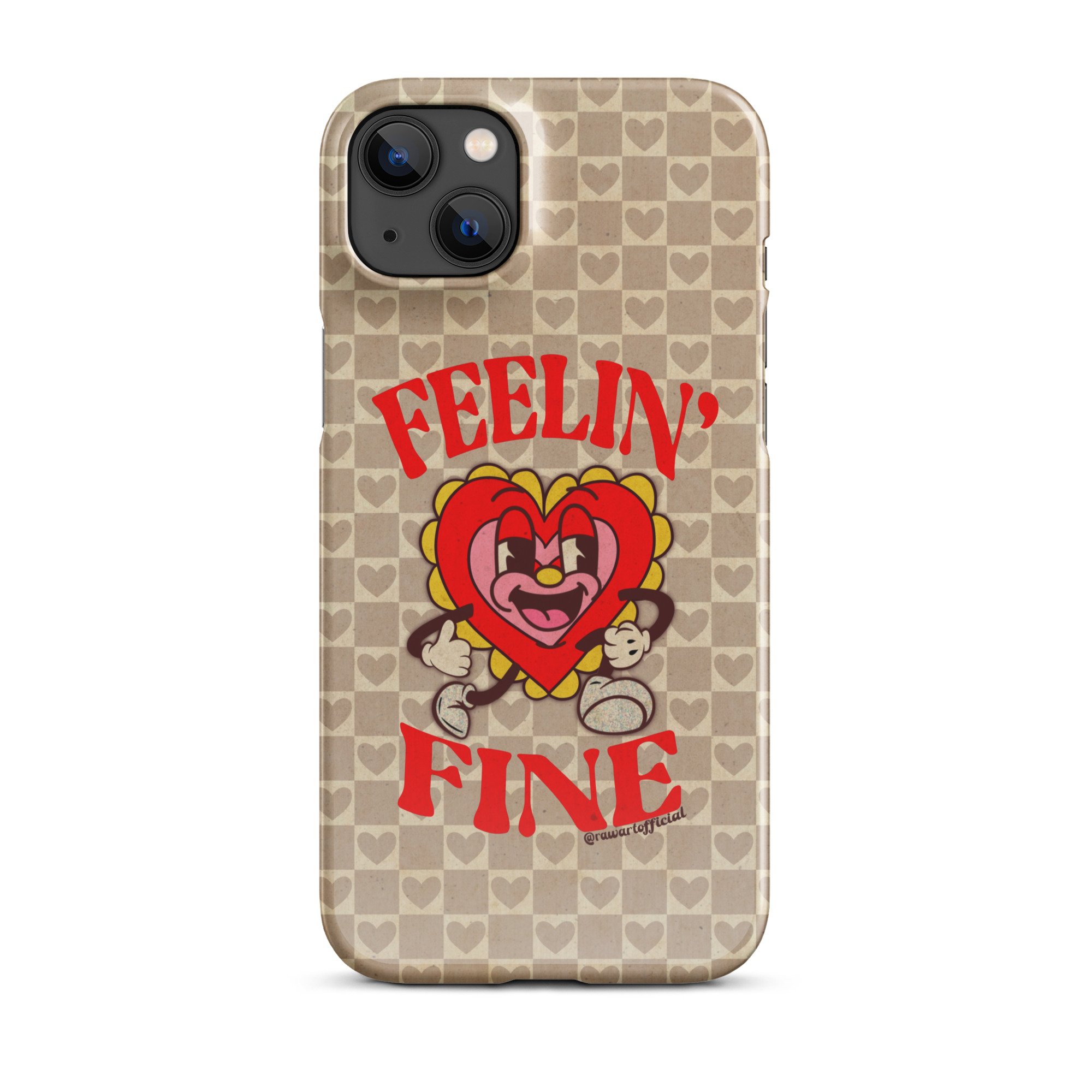 Feelin' Fine Snap case for iPhone® - POP ARTIST @RAWARTOFFICIAL