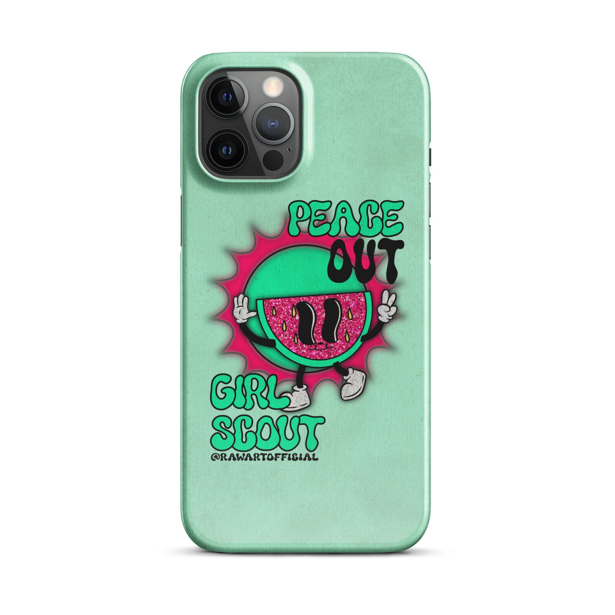 Peace Out Girl Scout Snap case for iPhone® - POP ARTIST @RAWARTOFFICIAL