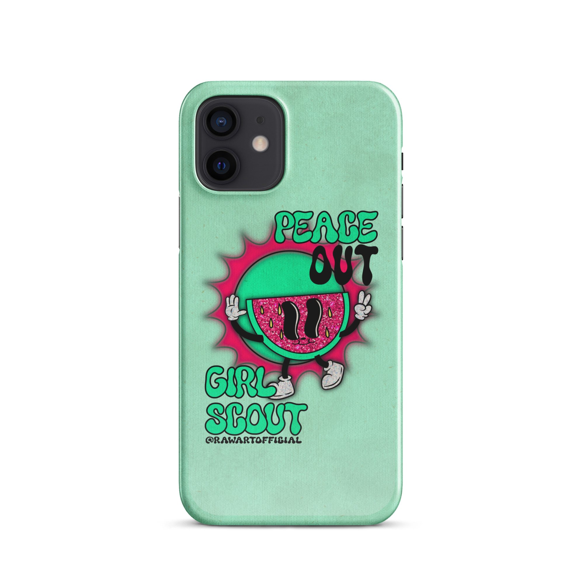 Peace Out Girl Scout Snap case for iPhone® - POP ARTIST @RAWARTOFFICIAL