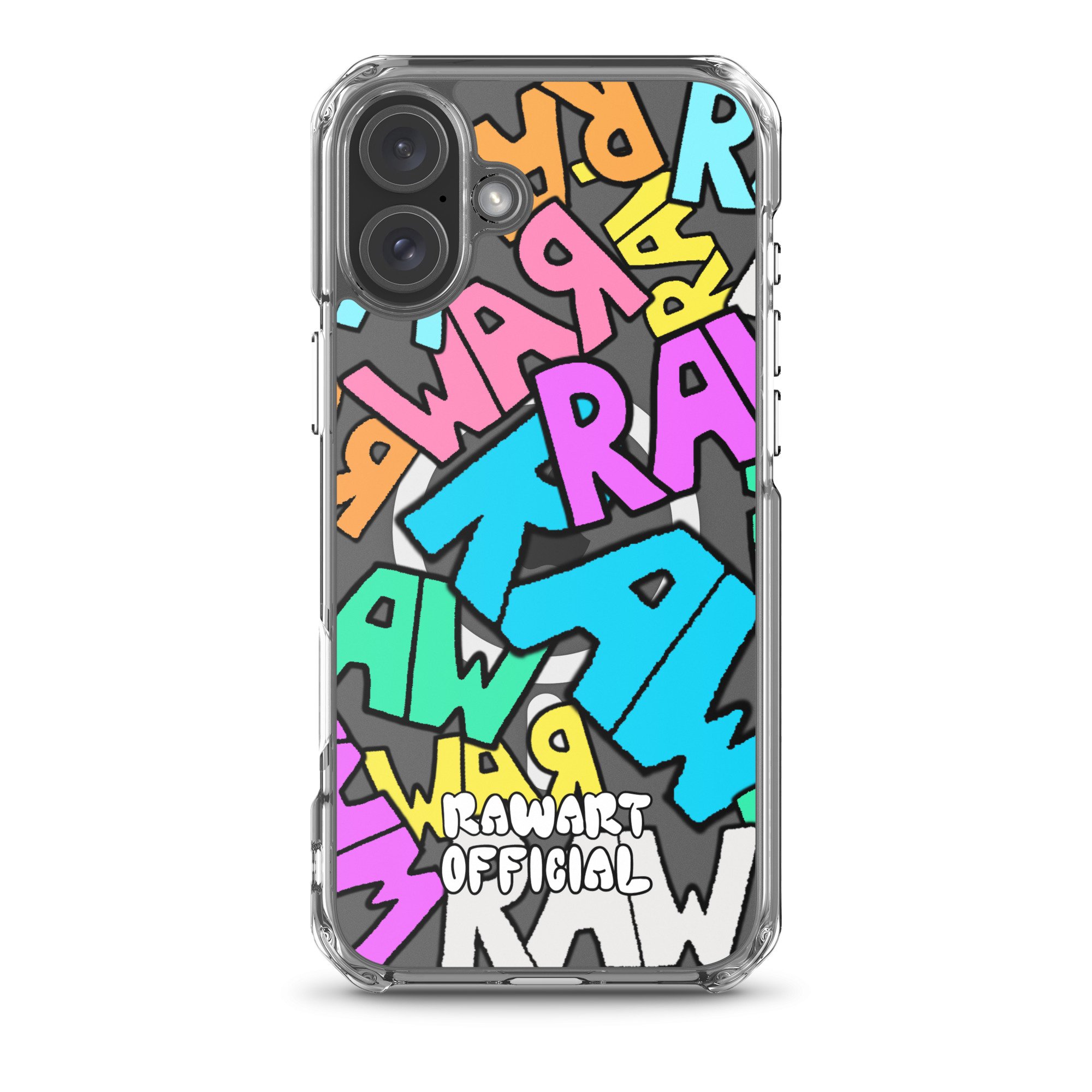 Doodle RAW MagSafe® Clear Case for iPhone® - POP ARTIST @RAWARTOFFICIAL