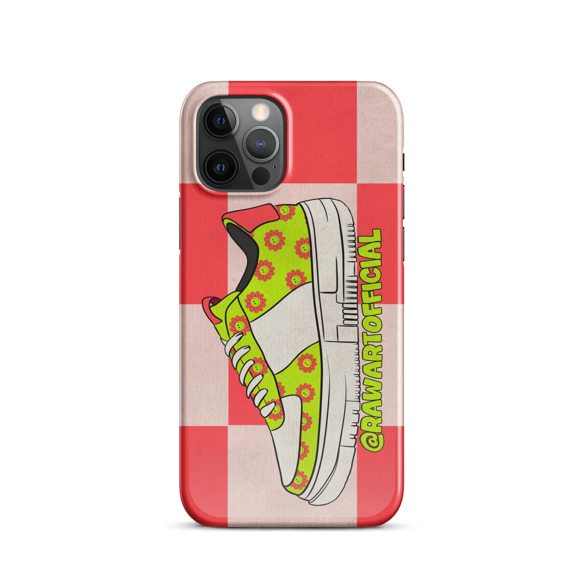 Neon Flower Sneaker Snap case for iPhone® - POP ARTIST @RAWARTOFFICIAL