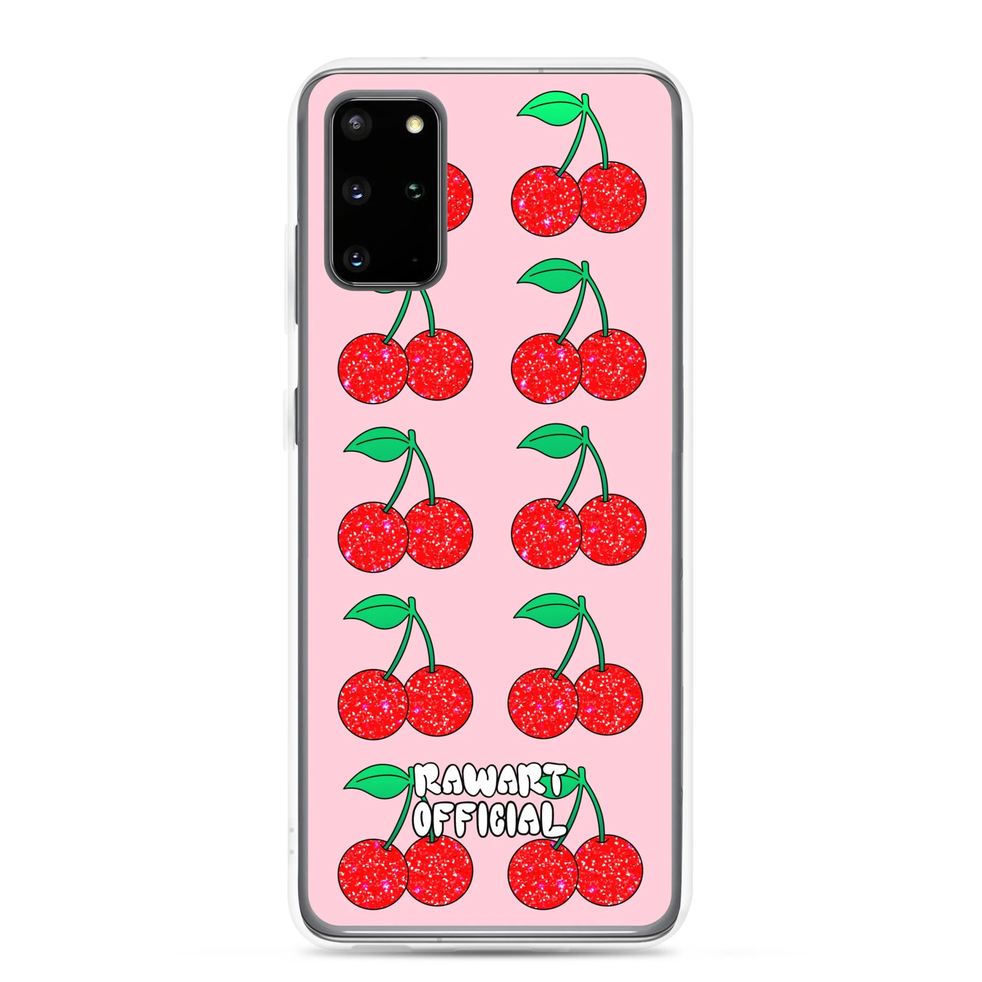 Cherry Clear Case for Samsung® - POP ARTIST @RAWARTOFFICIAL