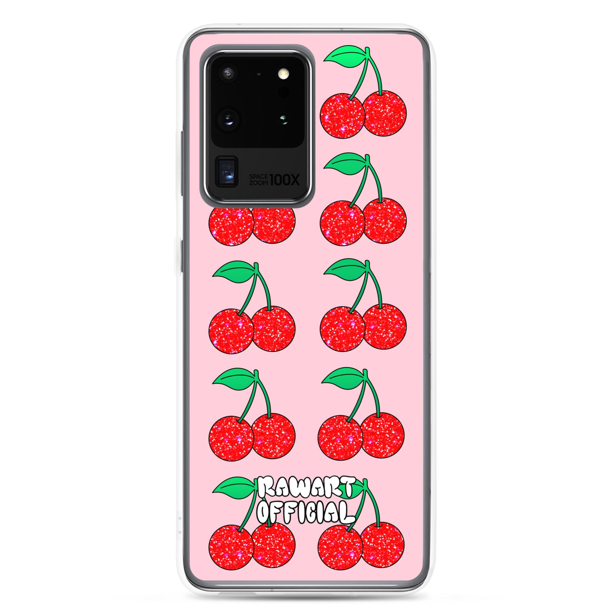 Cherry Clear Case for Samsung® - POP ARTIST @RAWARTOFFICIAL