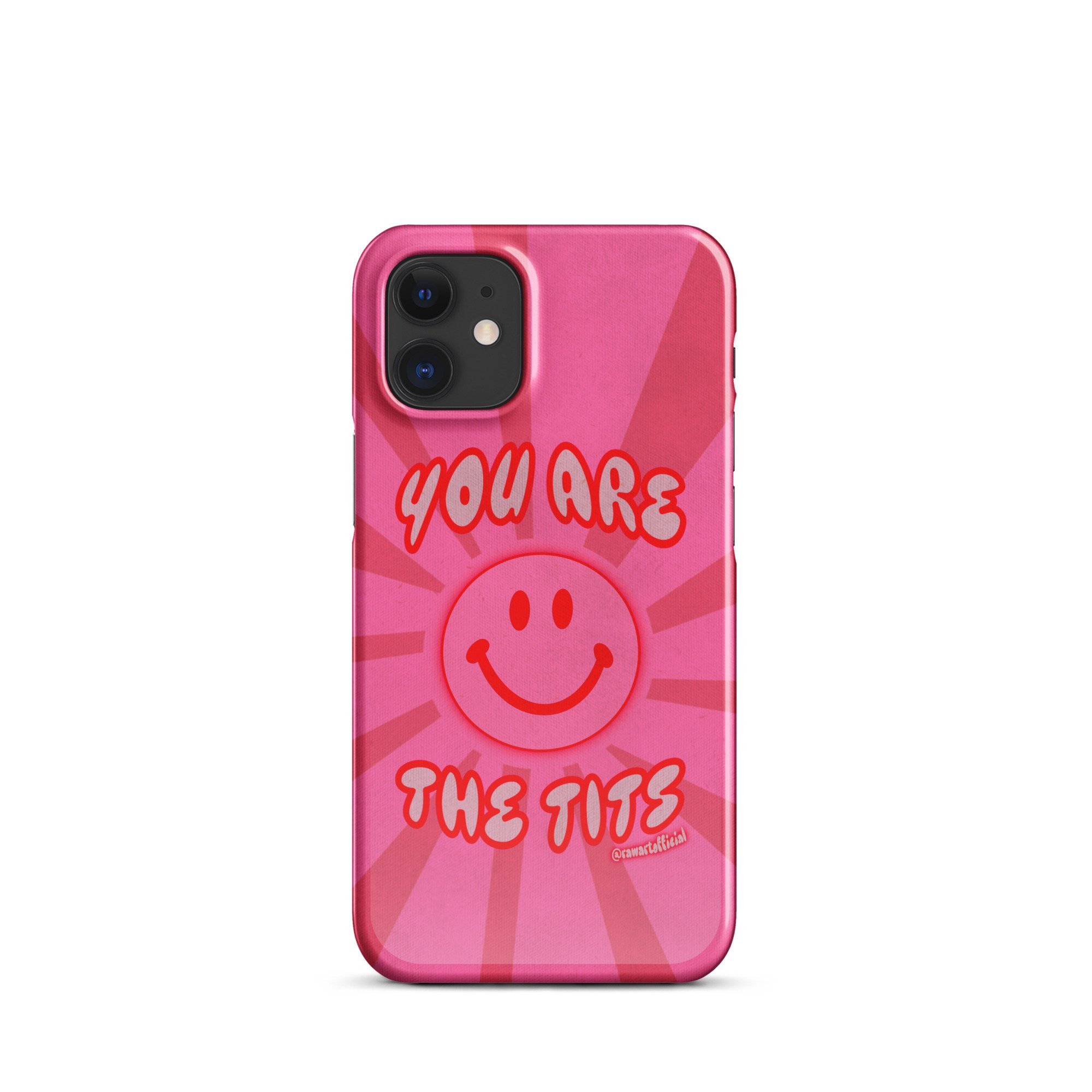 You Are The Tits Snap case for iPhone® - POP ARTIST @RAWARTOFFICIAL
