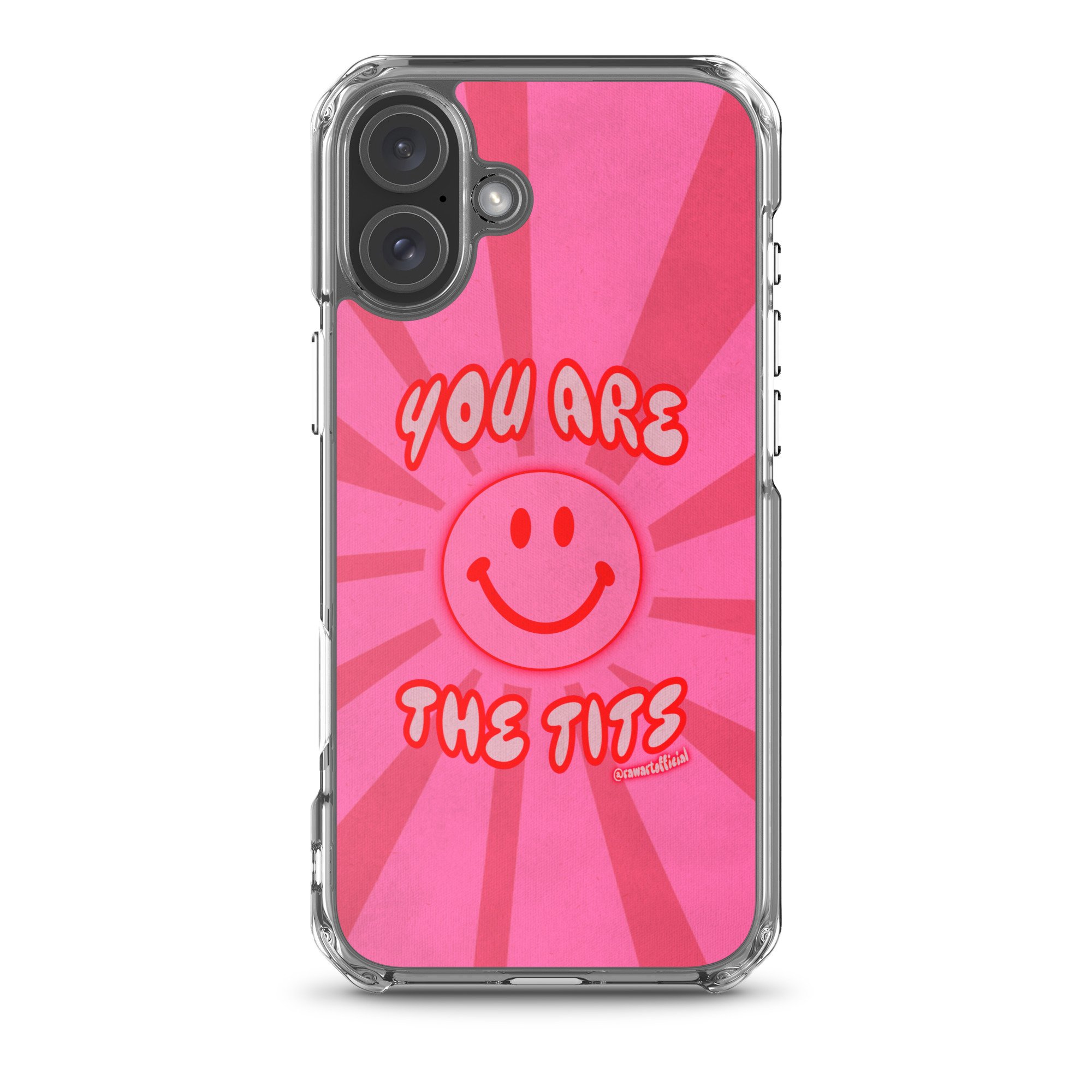 You Are The Tits Clear Case for iPhone® - POP ARTIST @RAWARTOFFICIAL