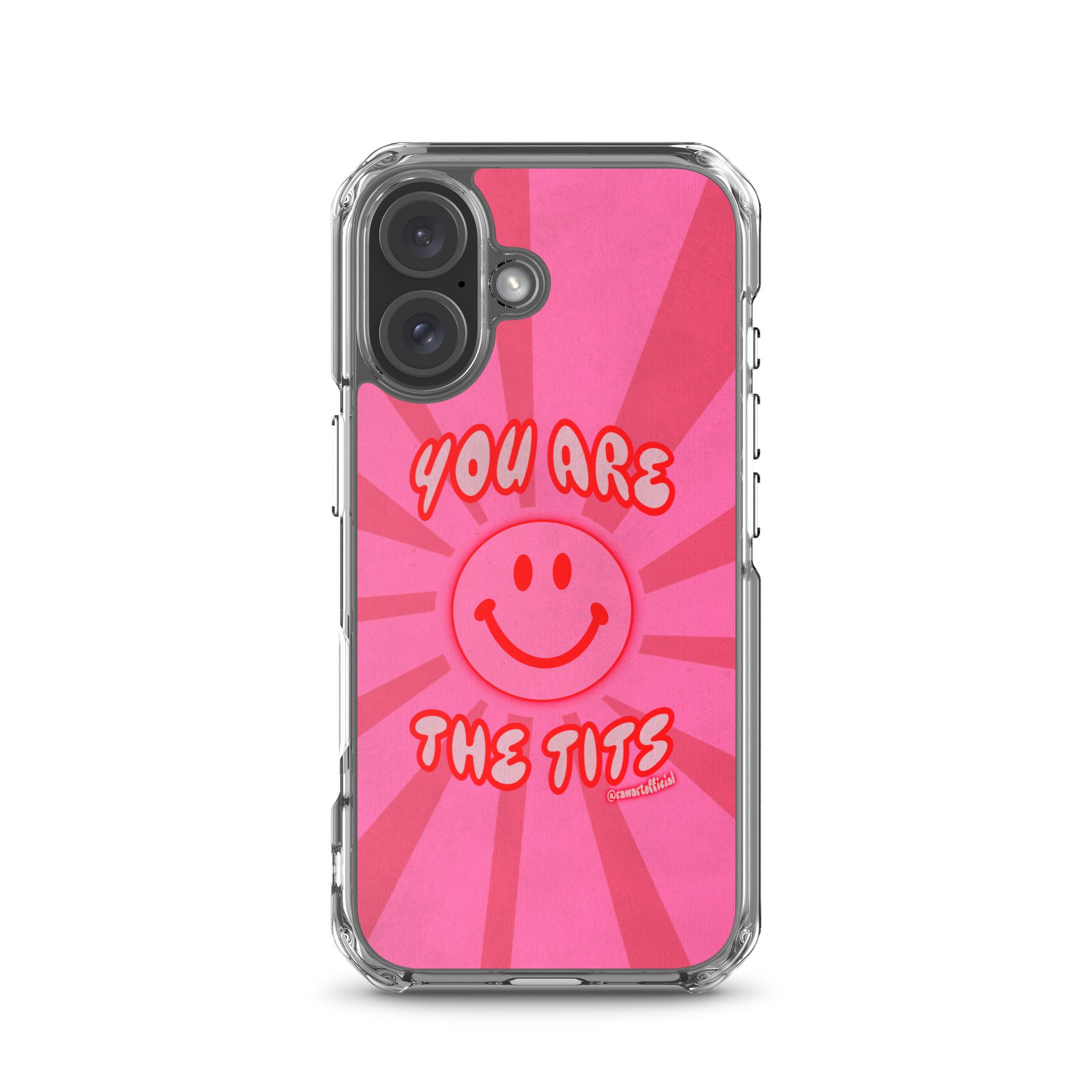 You Are The Tits Clear Case for iPhone® - POP ARTIST @RAWARTOFFICIAL