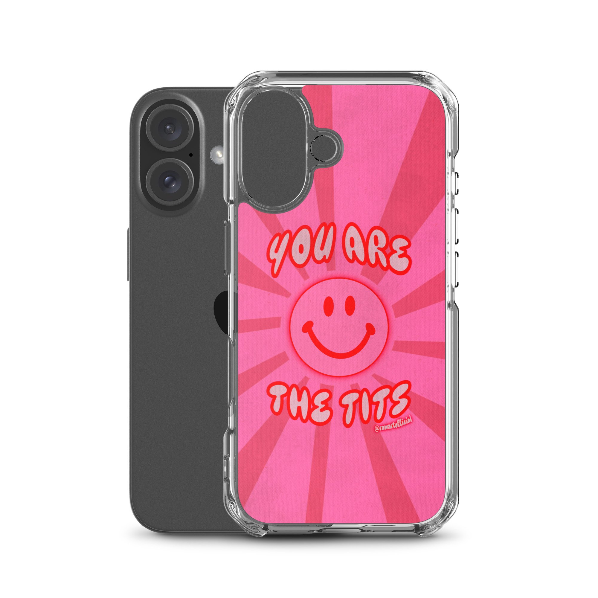 You Are The Tits Clear Case for iPhone® - POP ARTIST @RAWARTOFFICIAL