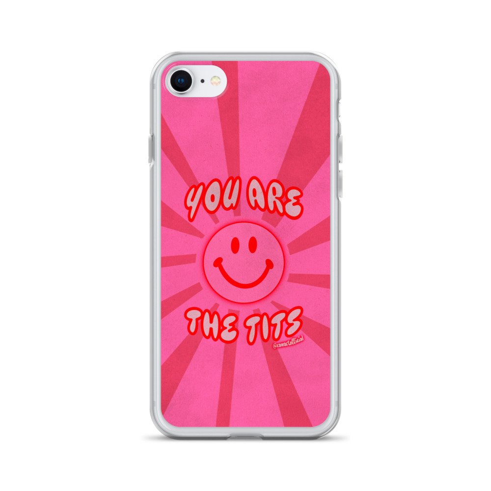 You Are The Tits Clear Case for iPhone® - POP ARTIST @RAWARTOFFICIAL